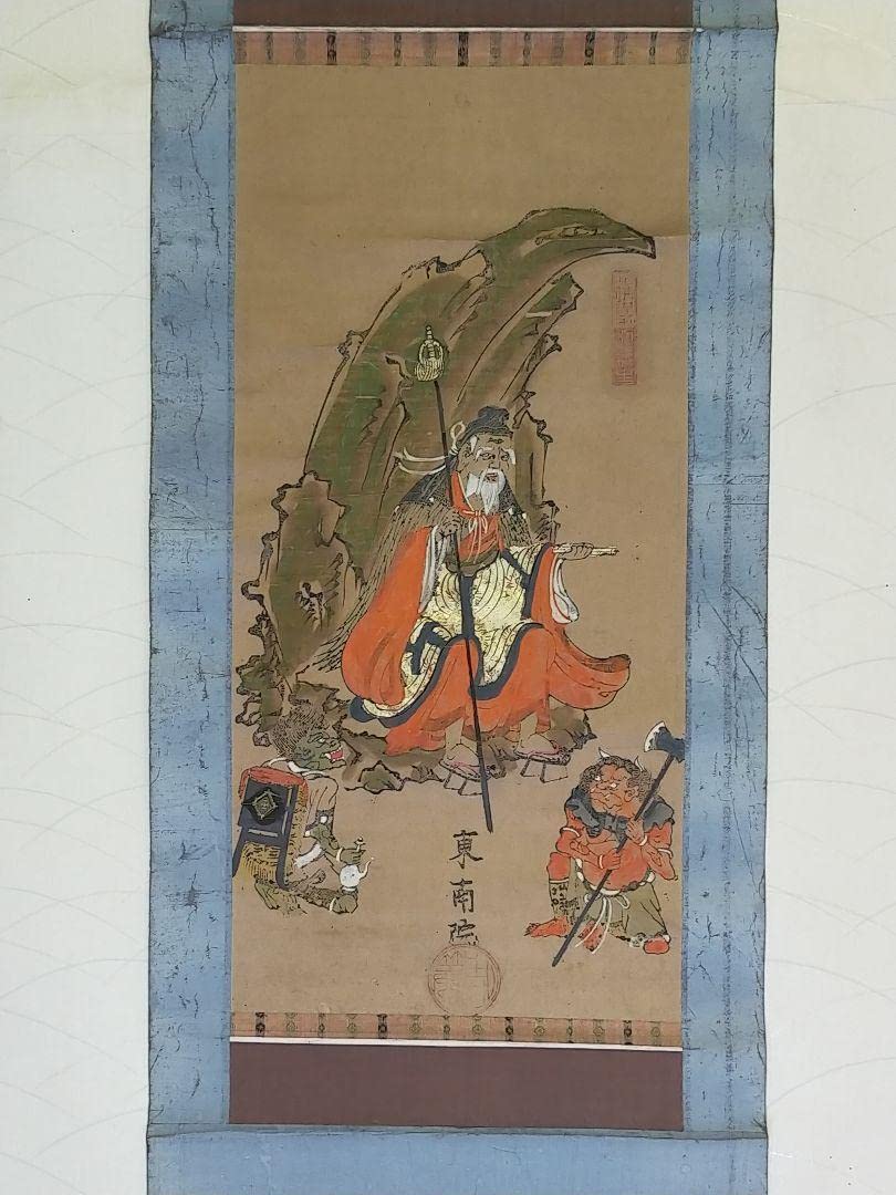 ♥木版画　東南院　掛軸　掛け軸　骨董品　寺院　仏閣　浮世絵 ♥木版画 東南院 掛軸 掛け軸 骨董品 寺院 仏閣 浮世絵 ♥木版画 東南