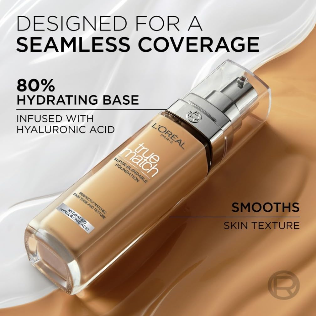 L'Oreal Paris Foundation True Match Liquid Foundation 2C with Hyaluronic Acid & SPF 16 30ml — view 9