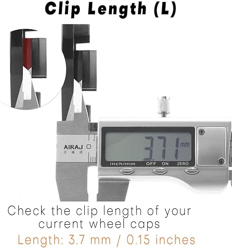 Miniatura 6 de Tapones centrales de rueda de 2.539 in 2.52 pulgadas para 1LB74TRMAB 1LB74DX8AB 1LB74TRMAA BR3Z-1130-B Tapacubos centrales de rueda  Paquete de 4