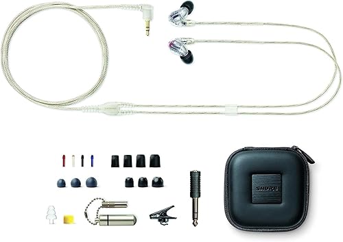 Miniatura 8 de Shure Auriculares con aislamiento de sonido SE846 Gen 2 con cable desmontable de 64" - Transparente