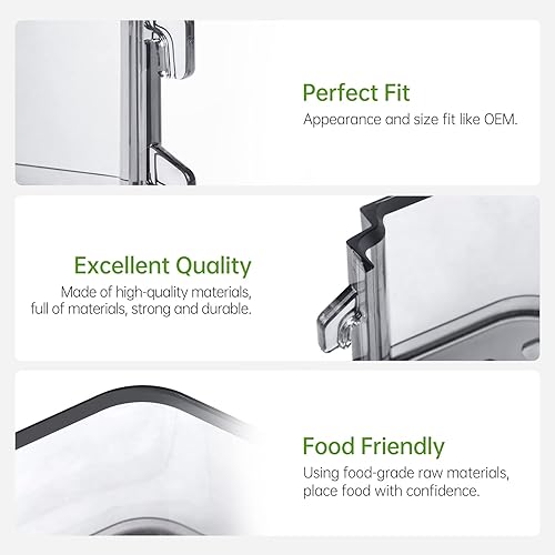 Miniatura 4 de W10887799 W10671656 - Estante de puerta compatible con KitchenAid JennAir refrigerador W10795606 AP6030669 PS11765673 EAP11765673