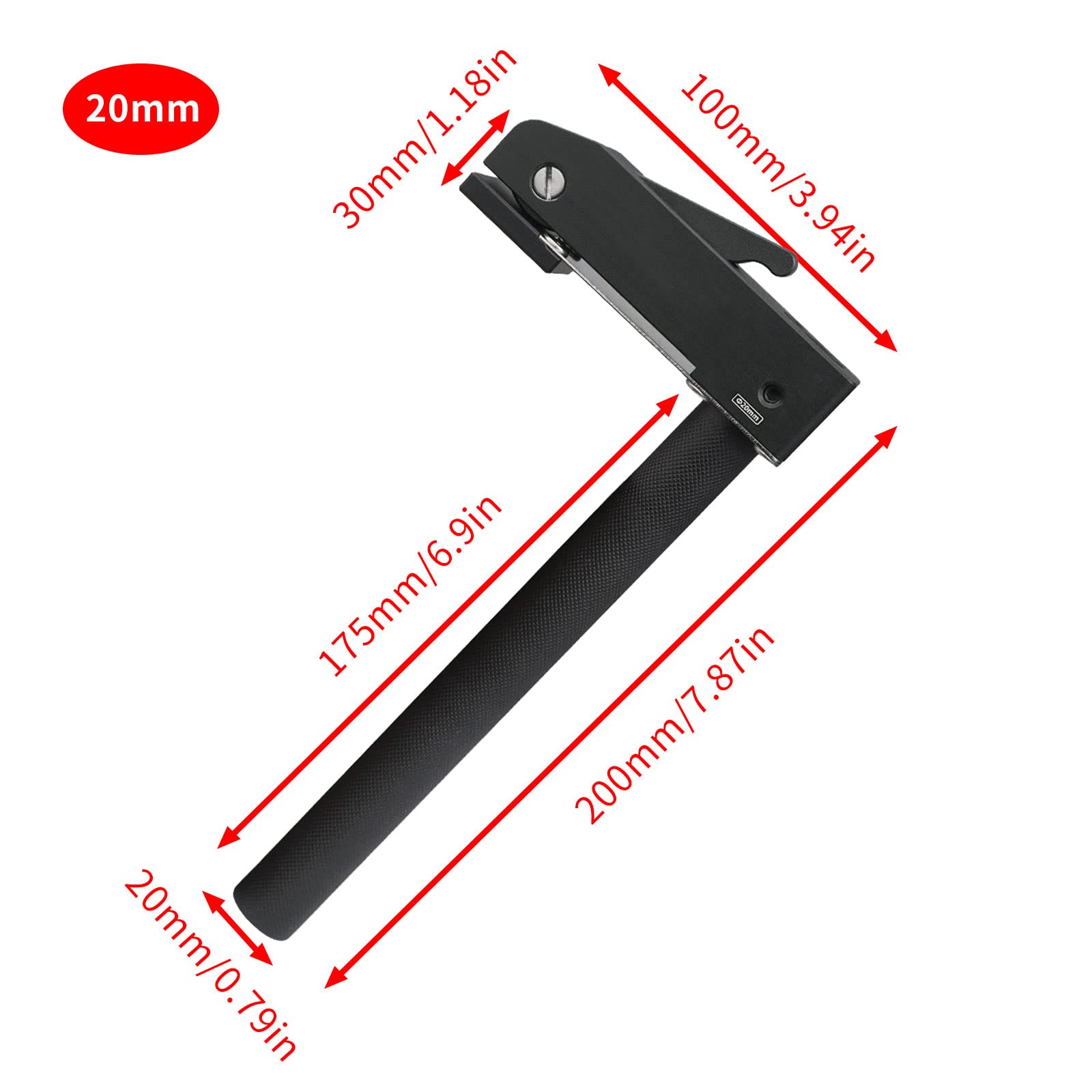 Houtbewerking Desktop Press, Hond Gat Snelwerkende Houden Klem Houtbewerking Desktop Clip Verstelbaar Frame Snel Vaste Clip Klem Armatuur ( 20mm