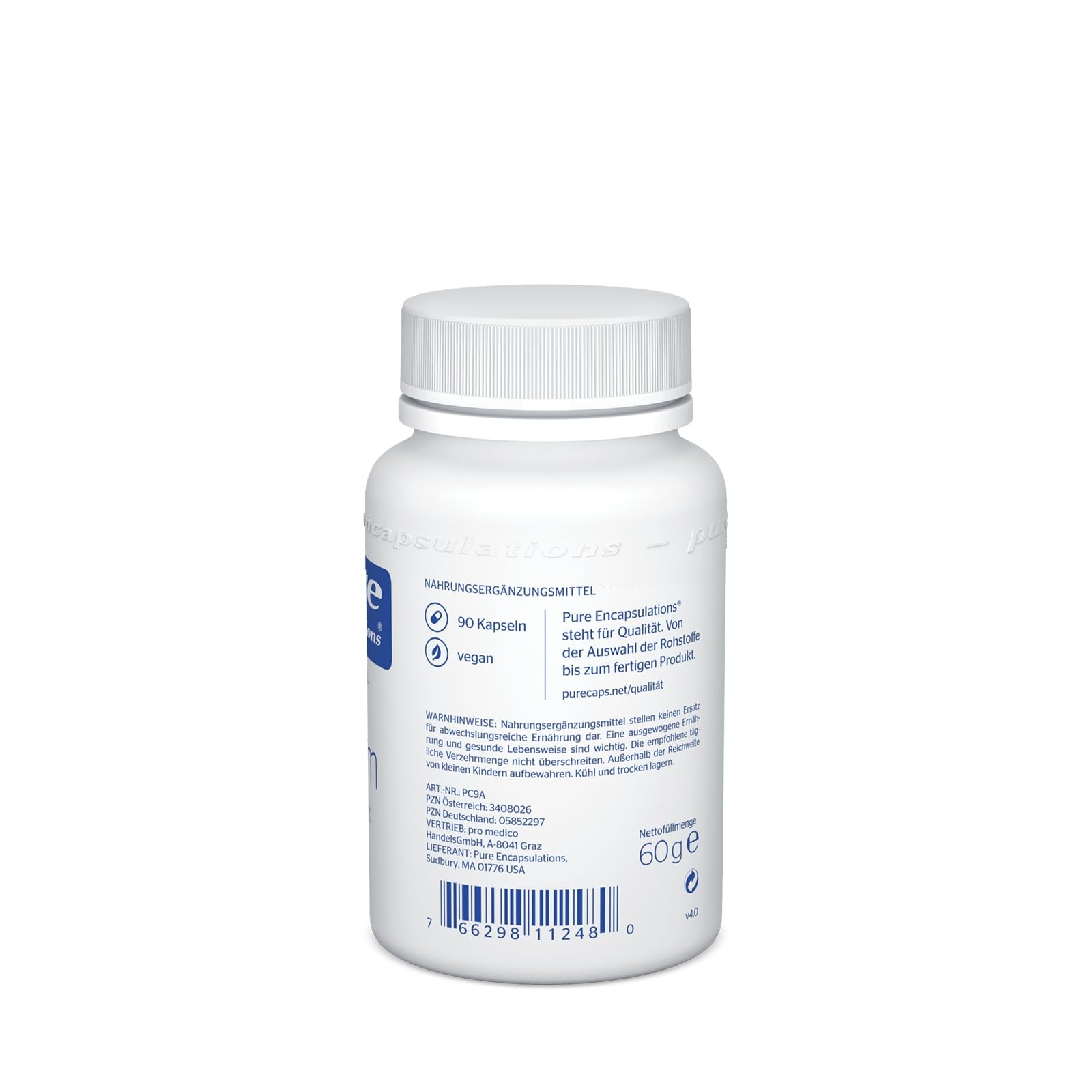 Pure Encapsulations - Kalium (Kaliumcitrat) - Für eine normale Funktion des Nervensystems und Normalen Blutdruck - 90 Kapseln
