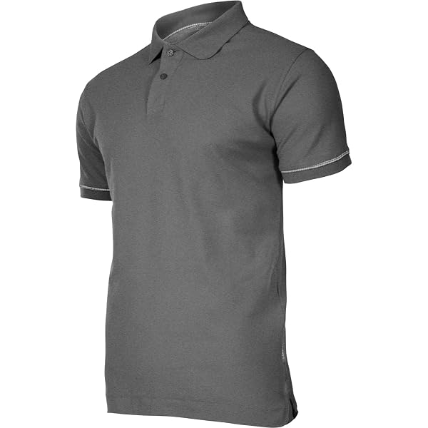 KOSZULKA POLO, 220G/M2, SZARA, „L”, CE, LAHTI