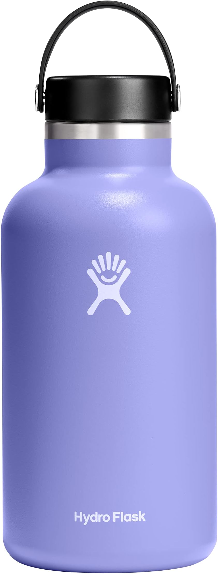 Hydro Flask 64 oz Wide Mouth with Flex Cap Stainless Steel Reusable Water Bottle Lupine - Vacuum Insulated, Dishwasher Safe, BPA-Free, Non-Toxic