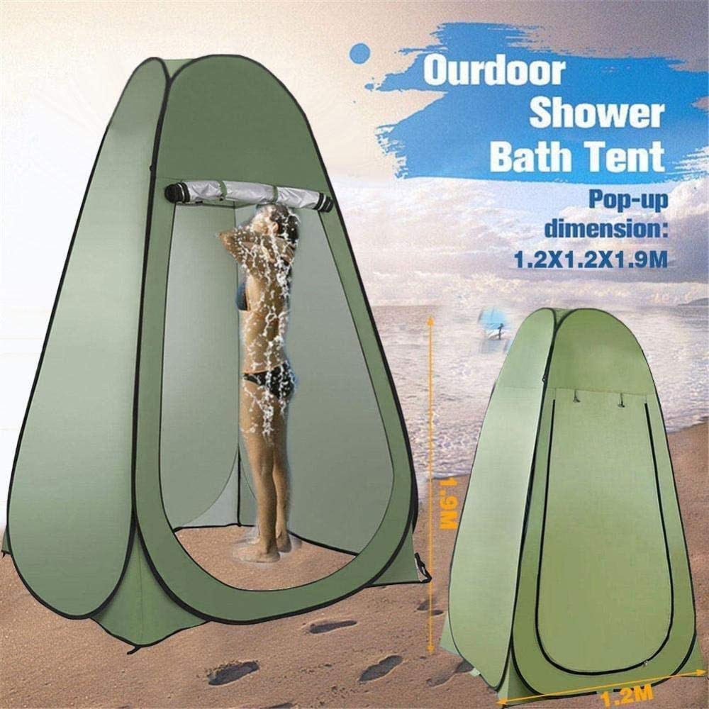 Tenda da campeggio per la privacy, leggera e impermeabile, portatile, con finestra, spogliatoio da spiaggia, facile da installare per uso esterno