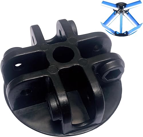 Piezas de repuesto de tienda de toldo de conector de soporte de techo de 4 vías Piezas de repuesto de toldo emergente Piezas de repuesto para toldo