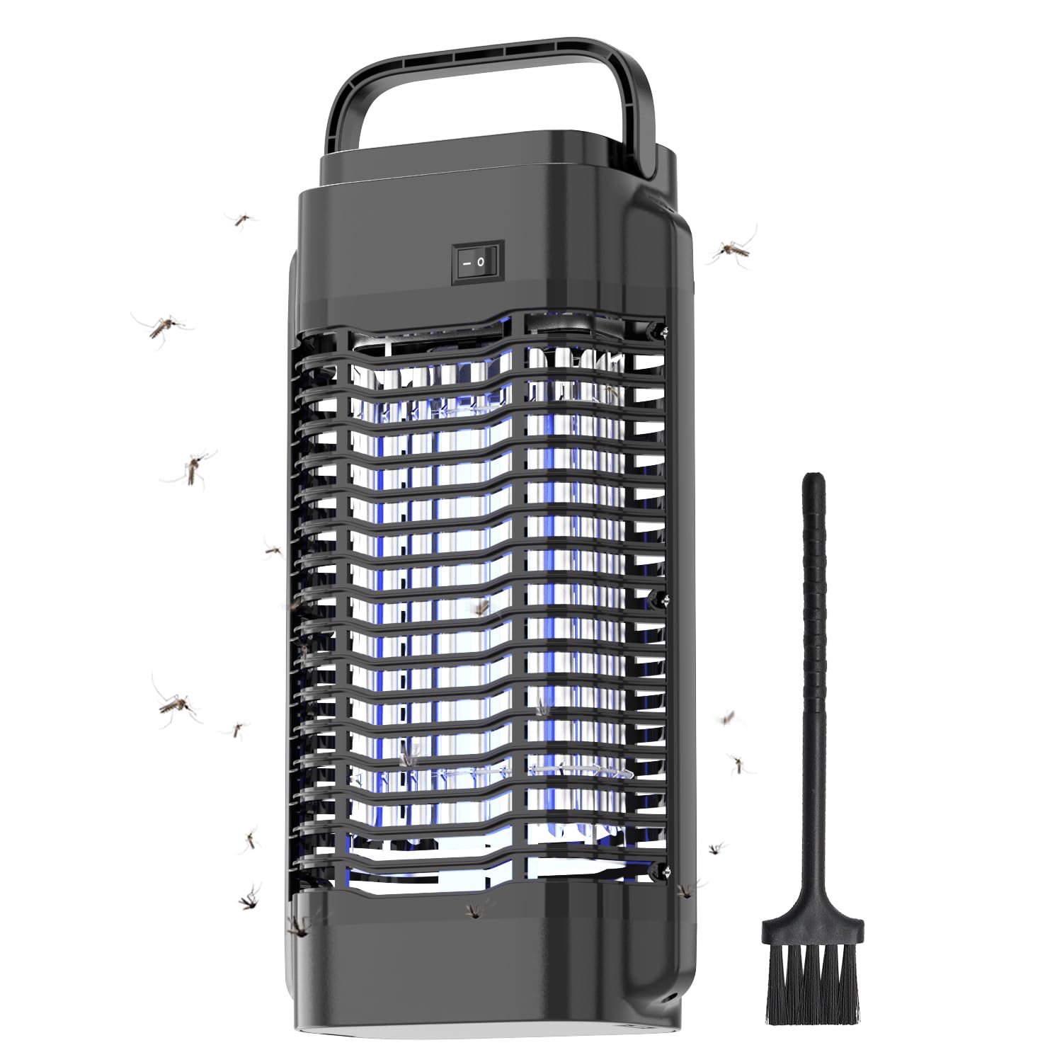 Lampe Anti Moustique Tueur d'Insectes Électrique 4200V Haute Puissance Résistant à l'Eau Intérieur Extérieur