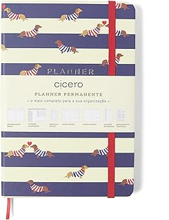 PLANNER PERMANENTE CADERNETA CICEROS PRAIA 14X21 CACHORROS