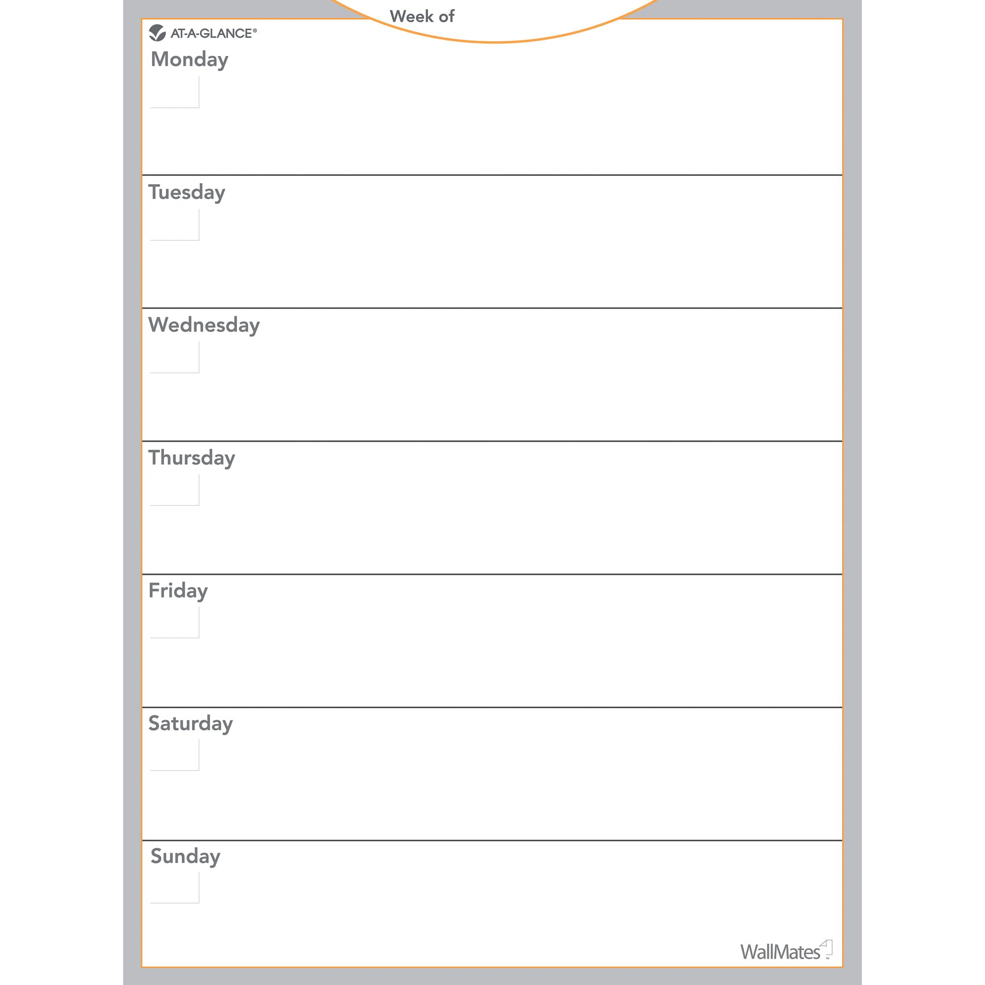 Amazon.com : AT-A-GLANCE WallMates Dry-Erase Weekly Planning Surface, 24 amazon-com-at-a-glance-wallmates-dry-erase-weekly-planning-surface-24-x-18-large-undated-self-adhesive-aw503028-wall-calendars-office-products