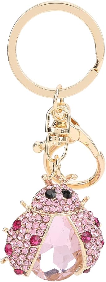 Ladybug Car Key Chains, Cute Purse Charm Backpack Accessories Animal Keychains, Decorative Key Chain, Cute Exquisite Details Keychain for HandbagsGuest Return Gift Themed Party