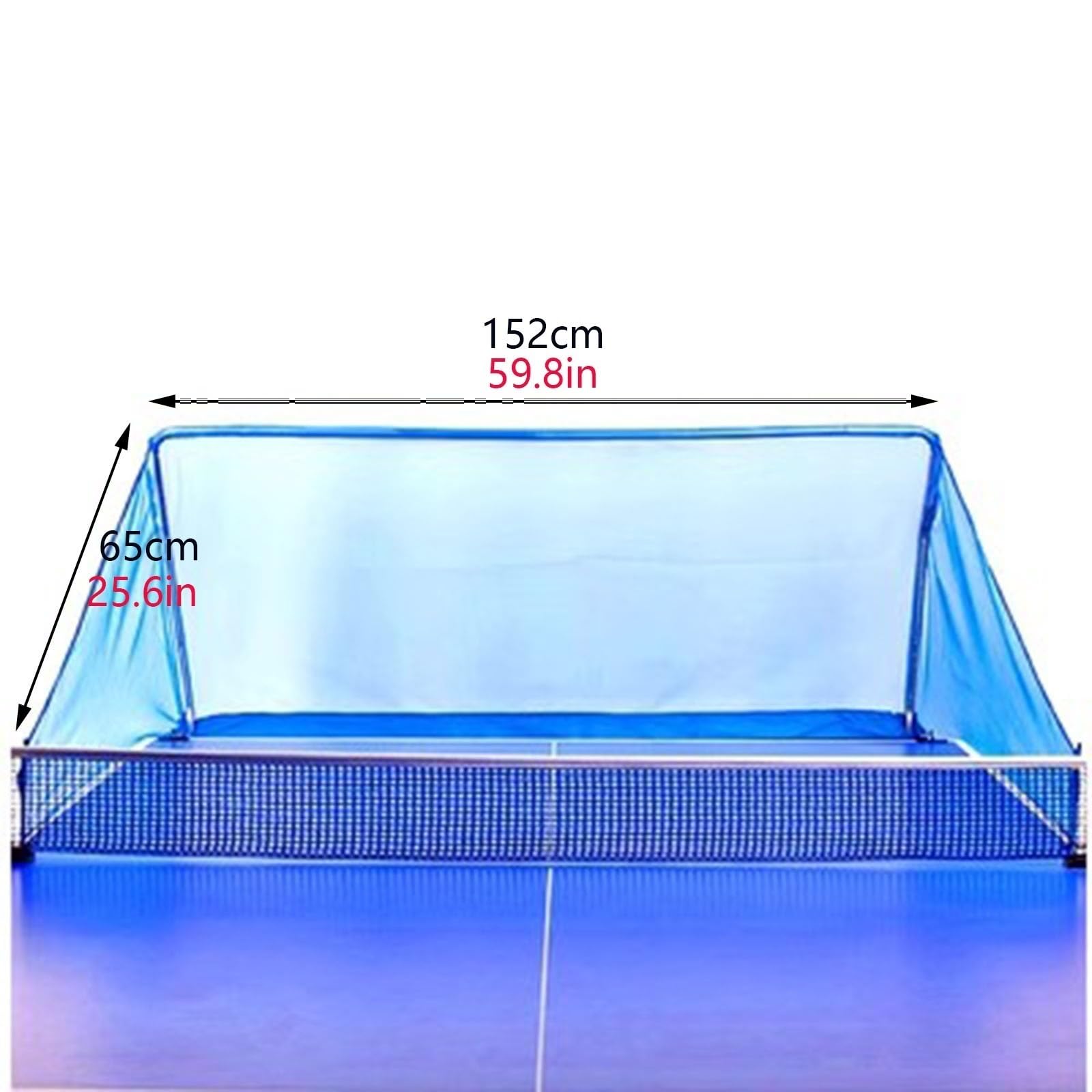 Red de entrenamiento para mesa de ping-pong, red portátil para atrapar pelotas de ping-pong para ejercicios con varias pelotas o prácticas con robot lanzador de servicios, herramienta de entrenamiento