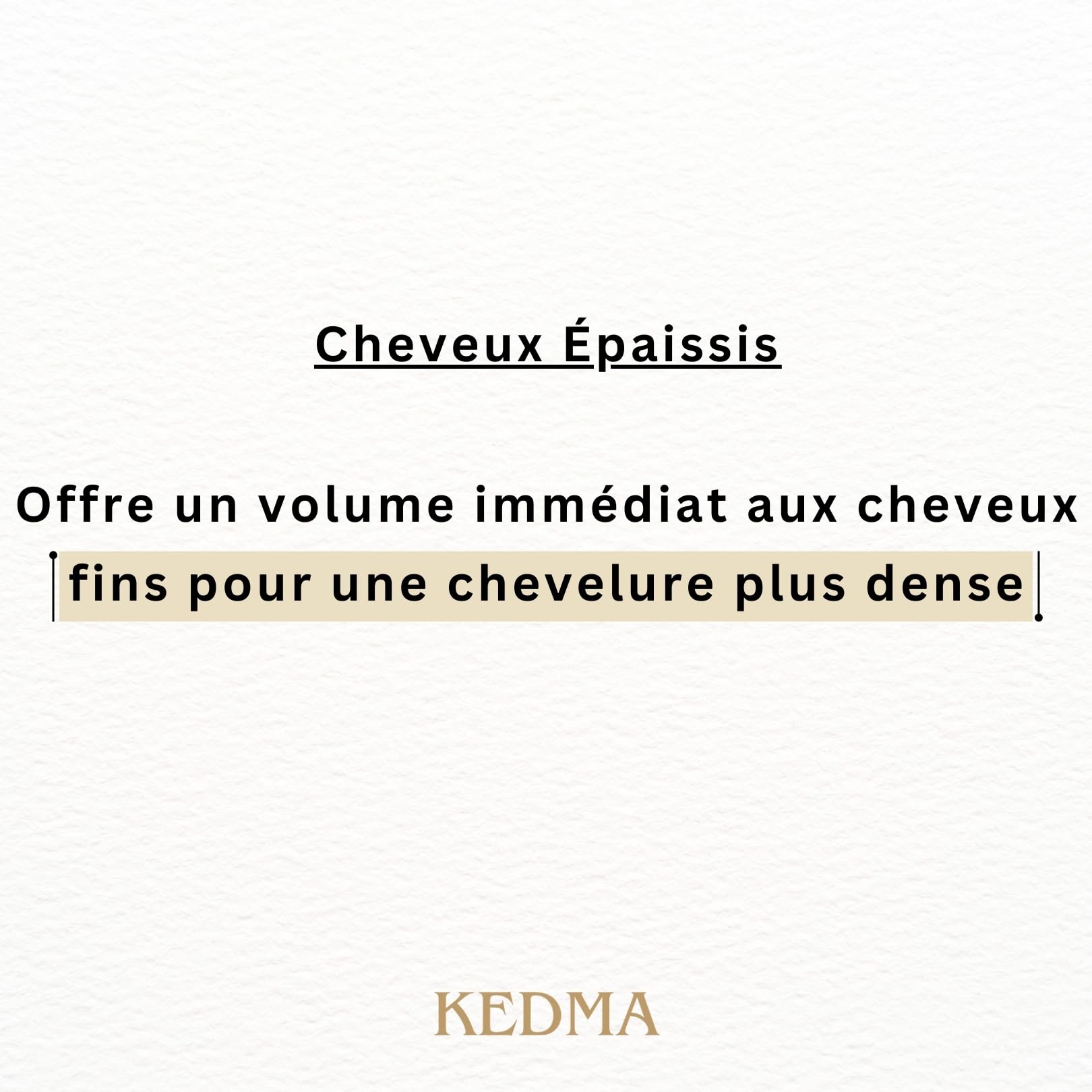KEDMA - Après-Shampooing Extra Volume au Collagène - 500ml | L’après-shampooing au collagène démêle, nourrit et donne du corps aux cheveux fins ou en manque de volume.