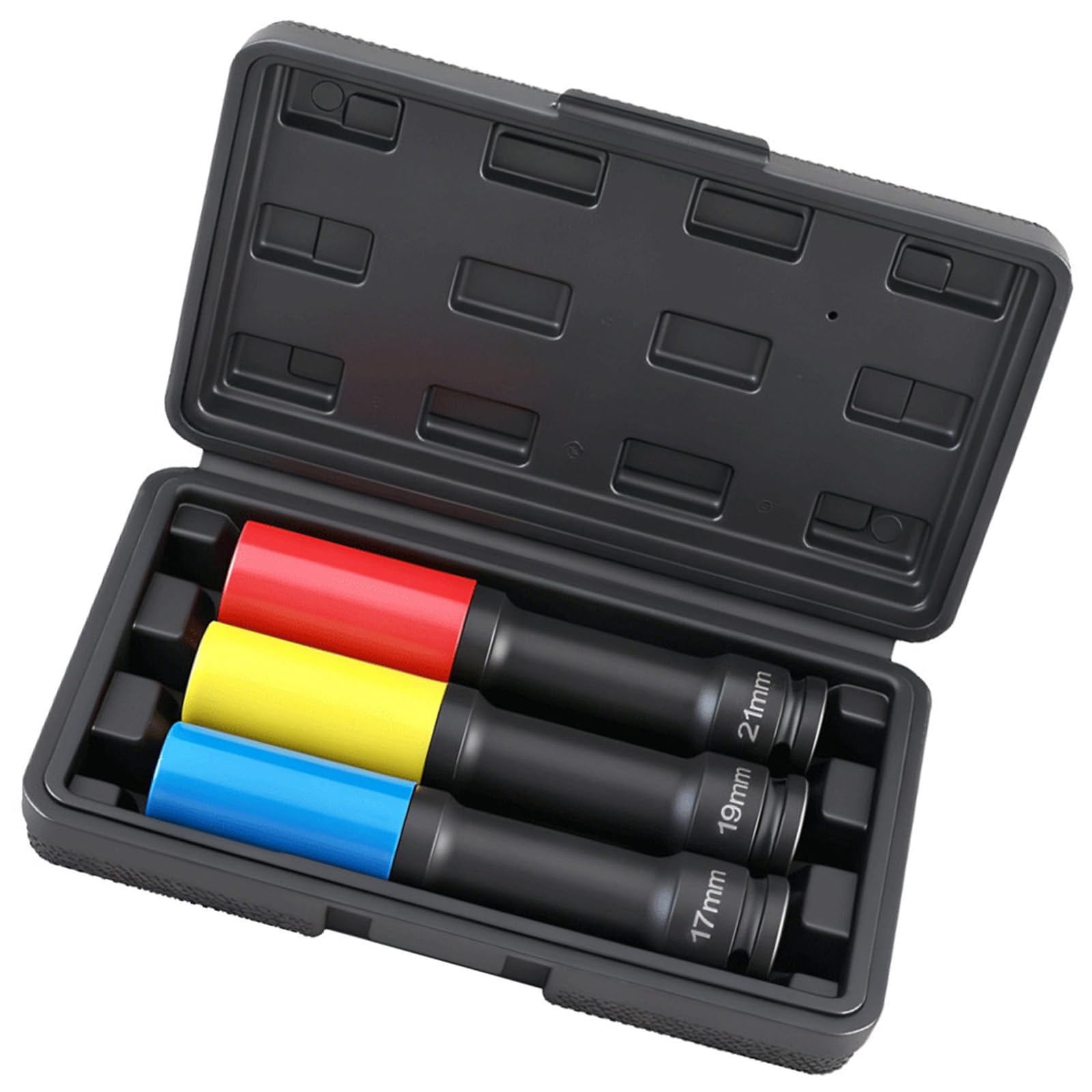 Fromceo A 3 Piece Multipurpose Socket Set 1 / 2Inch Drive Ideal For Various Pplications Including Wheel Removal Nd Mechanical Work Efficient Socket Set