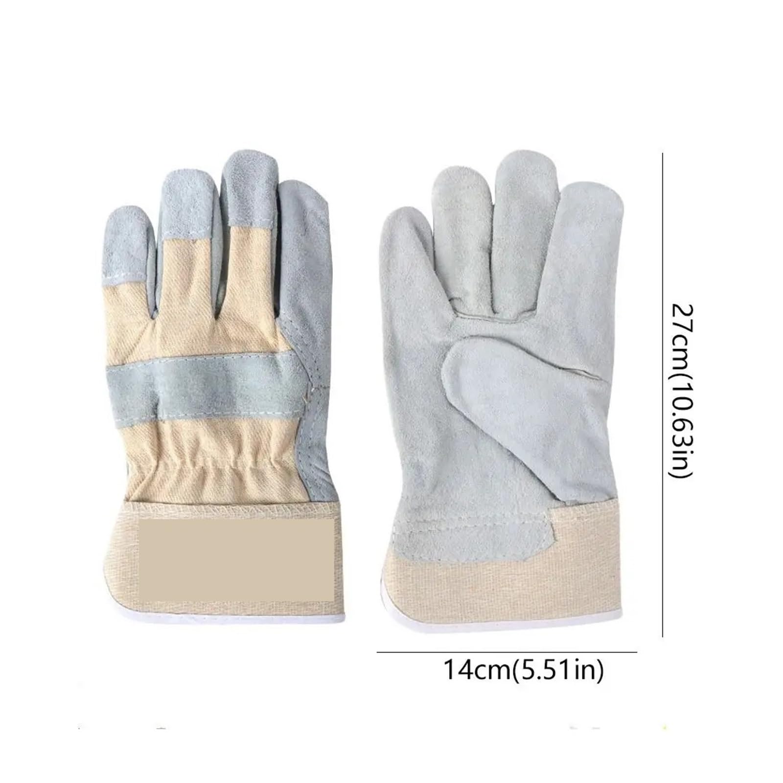 Générique 1 Paire de Gants soudage en Cuir, Travail résistants