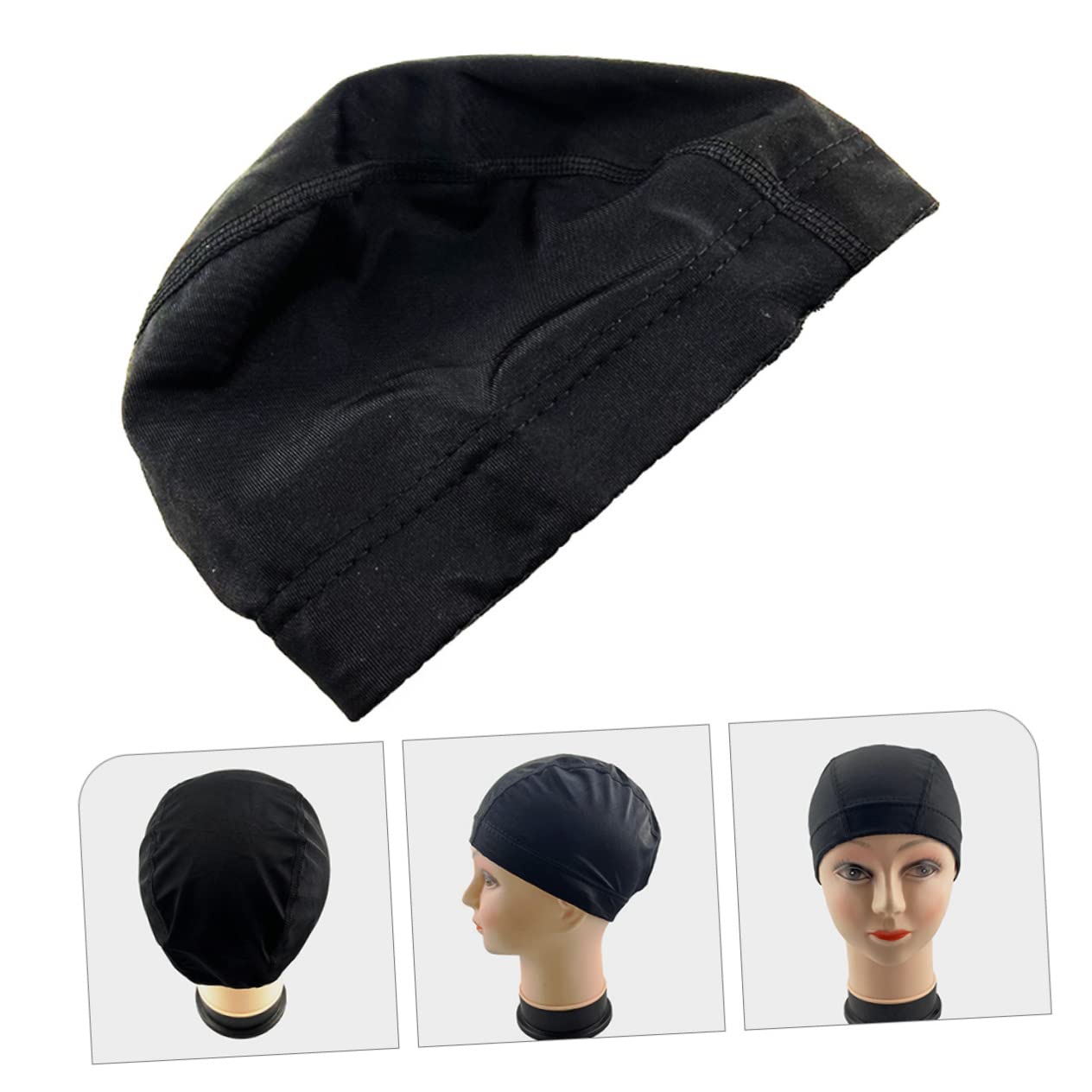 Gogogmee Elastic Wig Cap Net for Wig Making Women's Ice Silk for Hair Styling Tool
