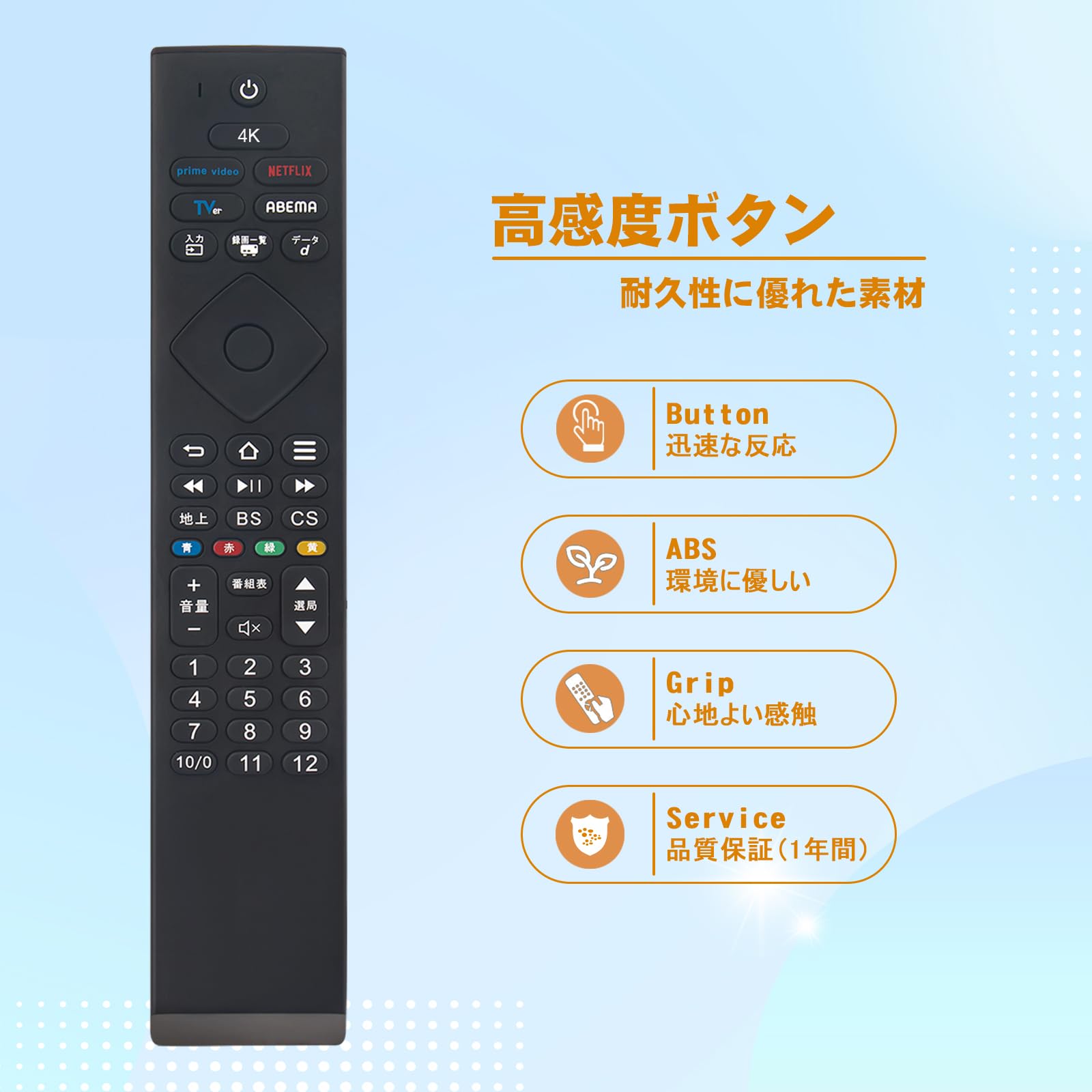 Amazon | テレビリモコンFRM-200TVS FRM-201TV fits for フナイ FUNAI