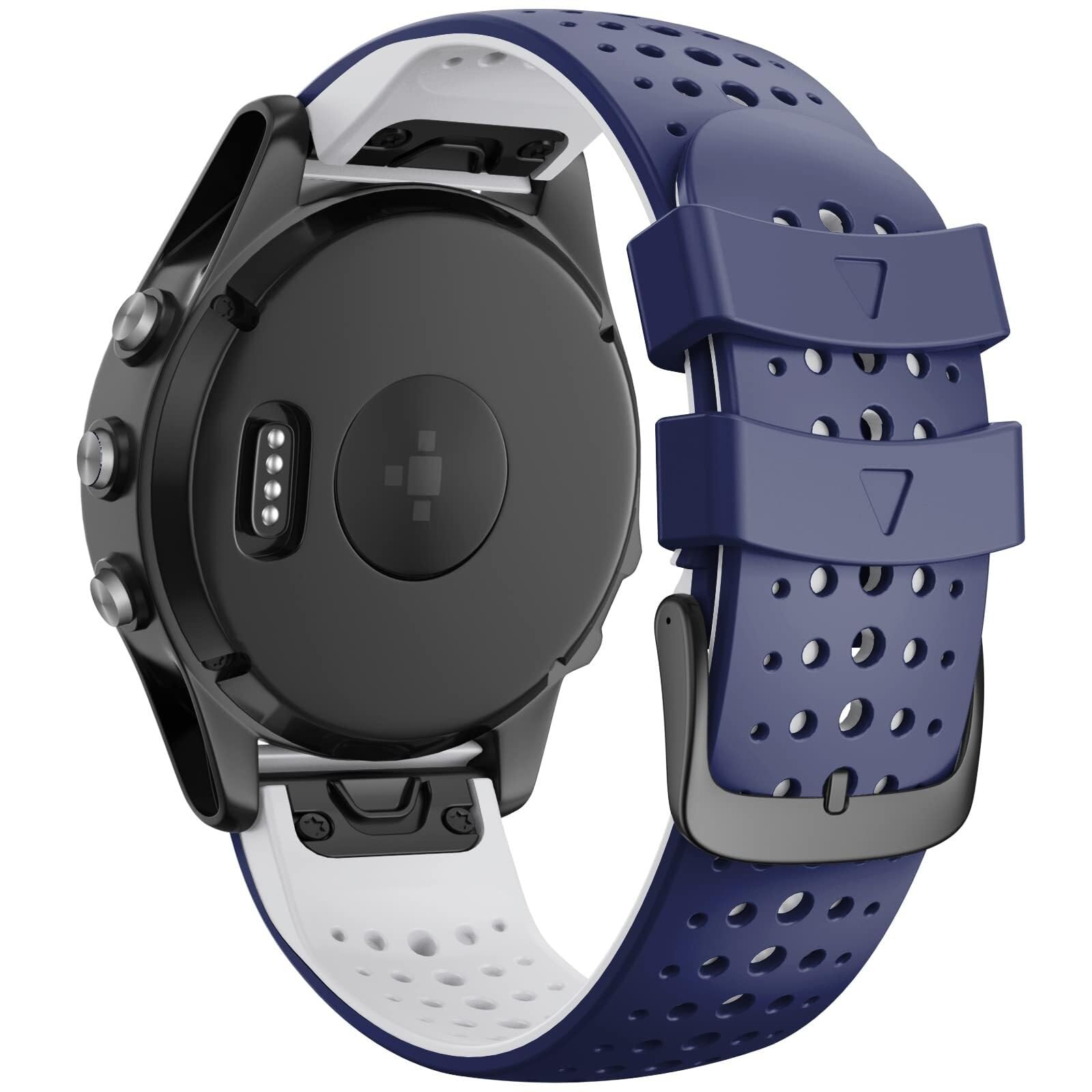 Pasek do zegarka Fenix 5 22 mm, łatwy do dopasowania, silikonowy, miękki, sportowy pasek, zamiennik do smartwatchy Fenix 7, Fenix 5 Plus, Fenix 6, Fenix 6 Pro