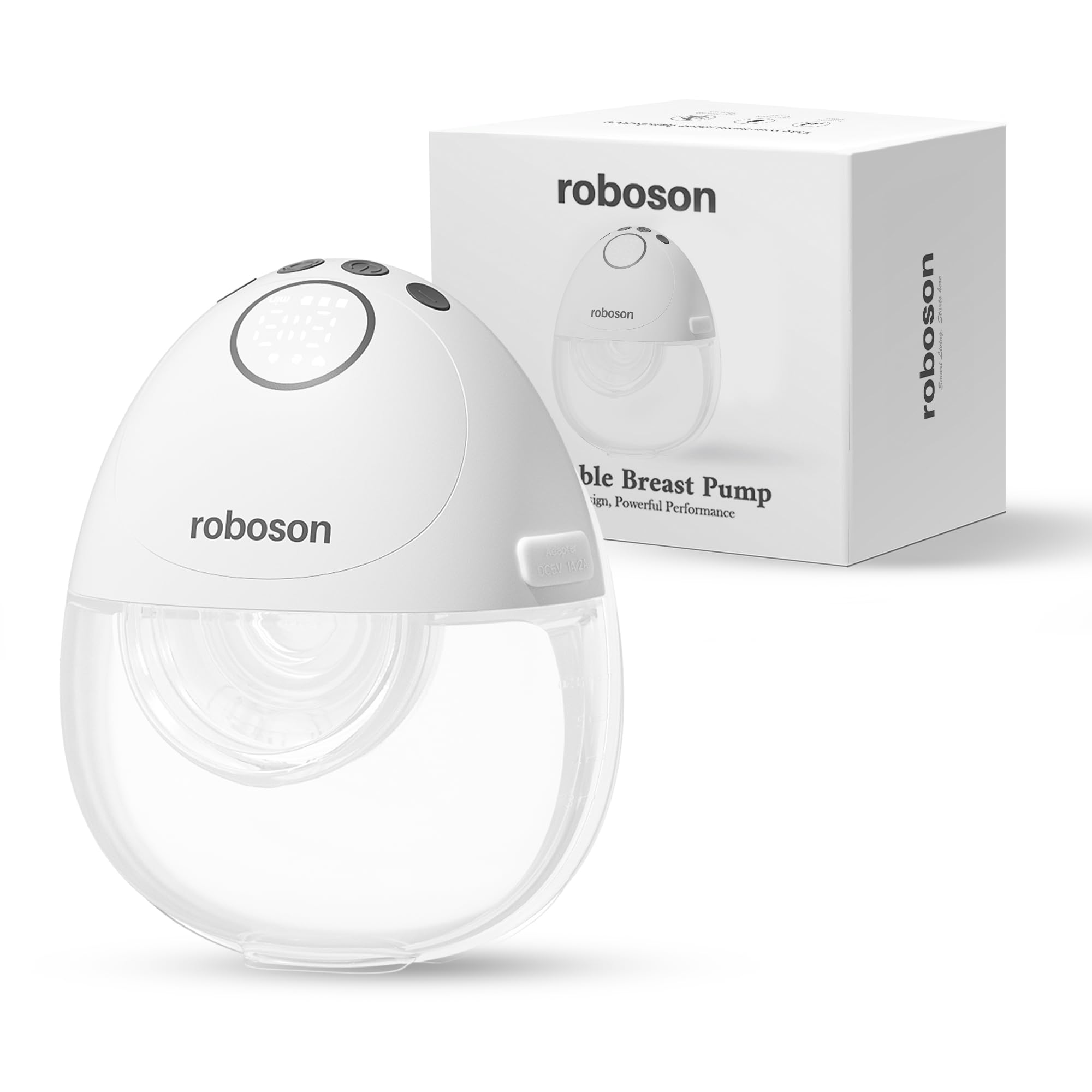 Roboson Wearable Electric Breast Pump for Feeding Mothers, India’s Most Slimmest Hands-Free Breast Pump, Portable, Light weight, Silent & Rechargeable Electrical Automatic Milk Pumping Machine with 3 Modes & 12 Levels, Long Lasting Battery, Includes 15/18/21/24mm Flange and 27mm Breast Shield, 180ml large milk storage, LED Display, BPA-Free and Skin friendly (1 Year Warranty)-image-40