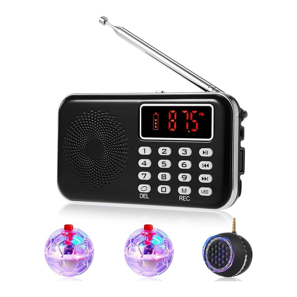 Spirit Box Kit Attrezzature con 2 LED Cat Ball 1 Spirit Box Altoparlante Paranormale Attrezzature Kit Ufficio Esterno