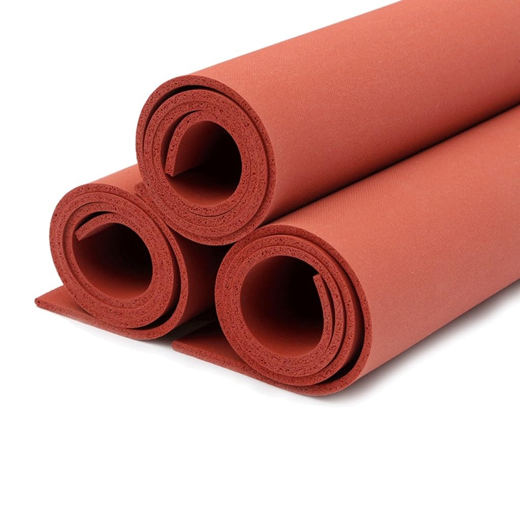 Podkładki silikonowe do laminatorów, Kwadratowy 500 x mm czerwony(2mm)