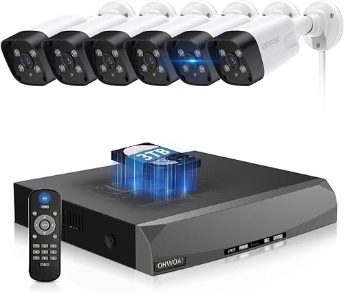 4K Outdoor Wired Security Camera System, Home Video Surveillance Systems