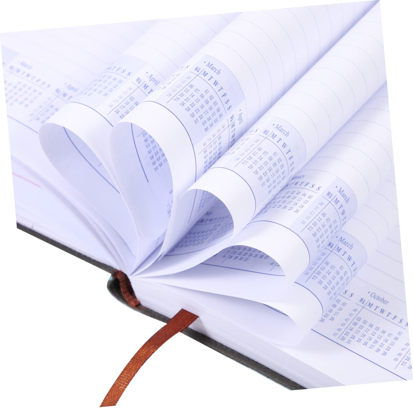 SEWACC 4stücke Notizbuch Für Tägliche Planung Effizienter Kalender Und Studienorganizer Mit Monatsindex Für Arbeit Studium Und Homeschooling