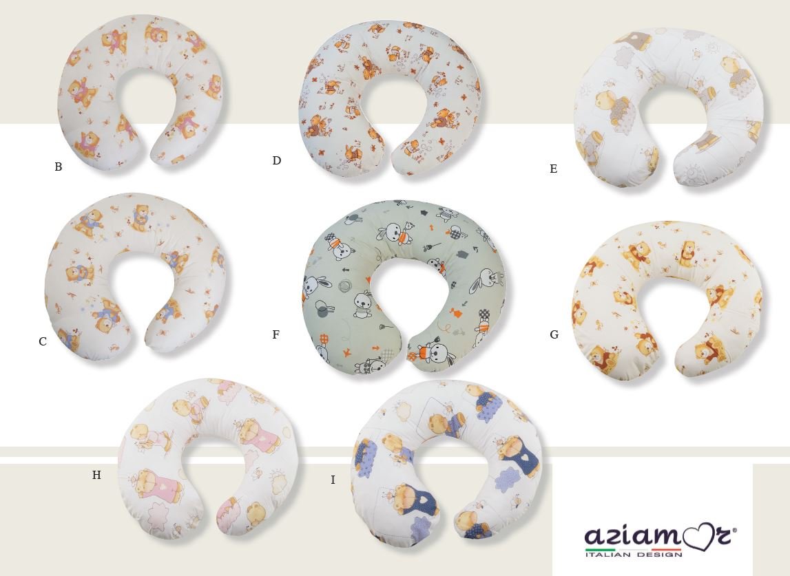 CIAMBELLA ALLATTAMENTO MAMMA CUSCINO MORBIDO E COMODO COLORI A SCELTA