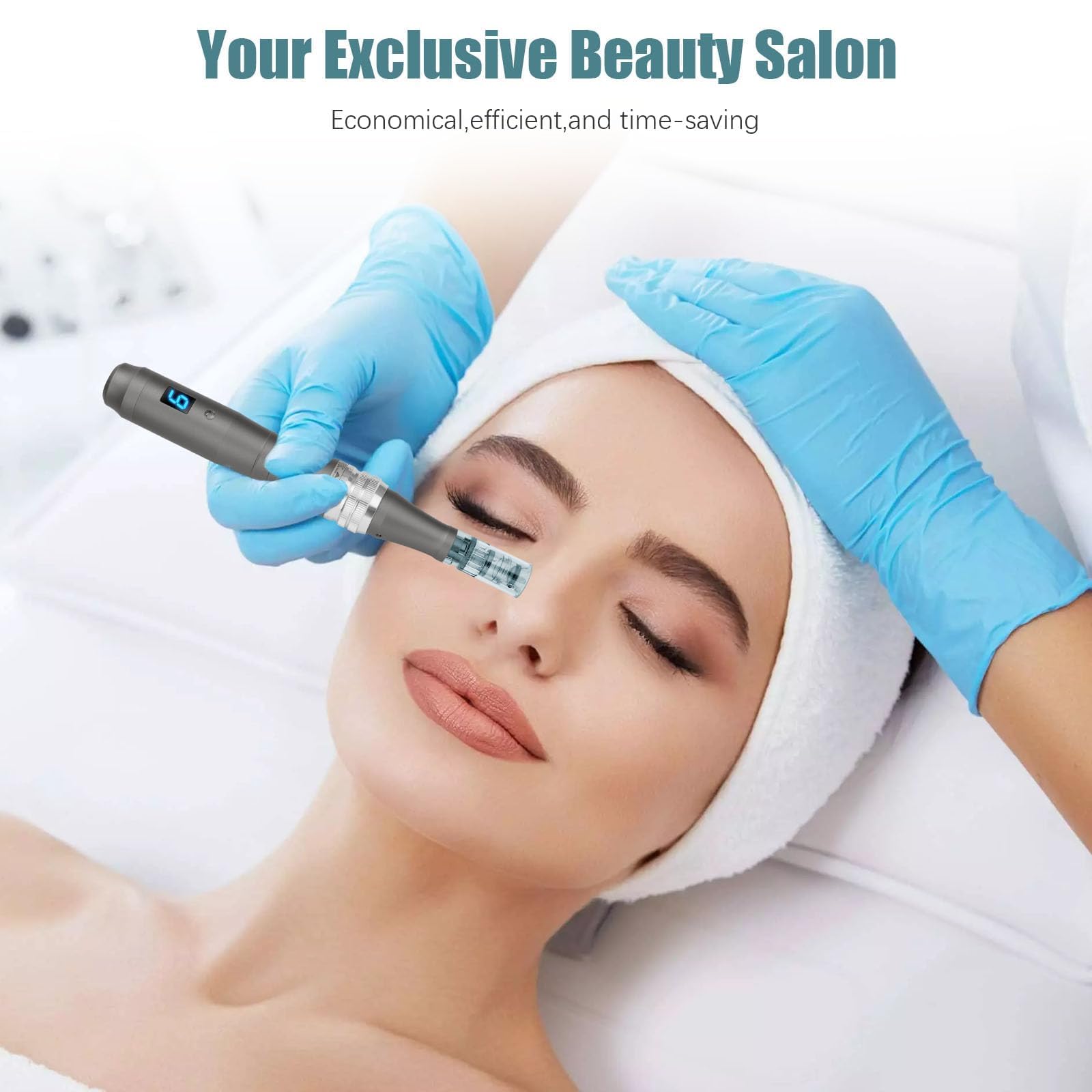 Ultima M8 - Set professionale per microneedling, con 20 cartucce e aghi