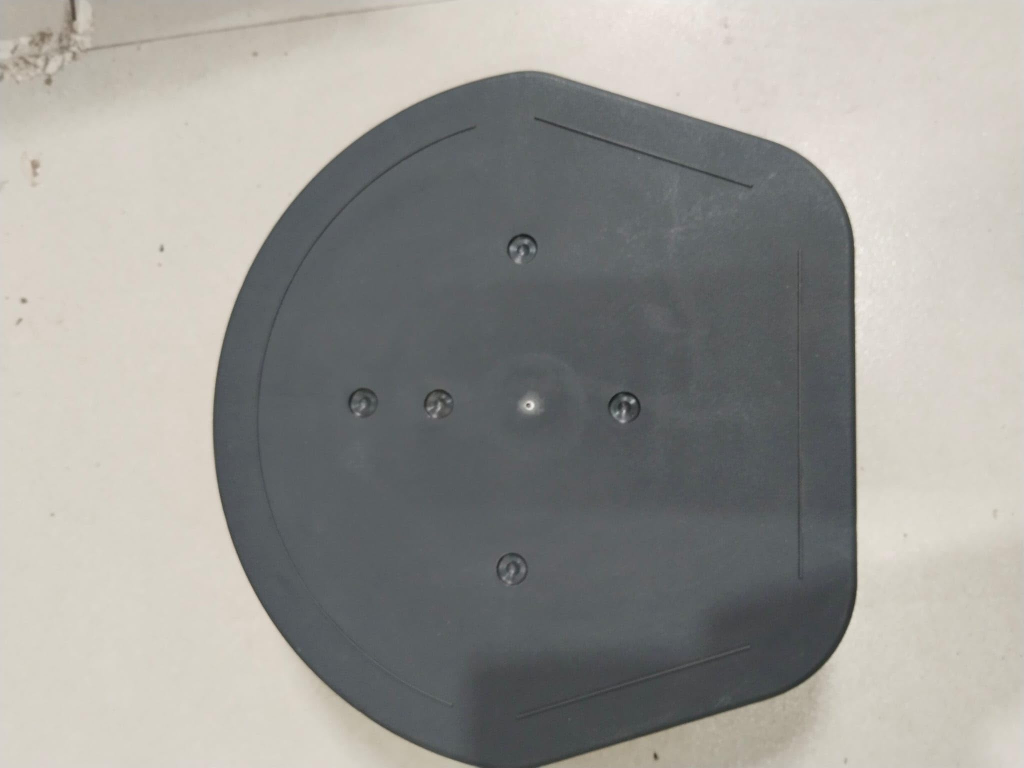 Black Domed Dry Verge Roof Edging end Cap - 10x9.5x2 Inch Dry Verge Unit Gable Roof Mortar Free (Black)
