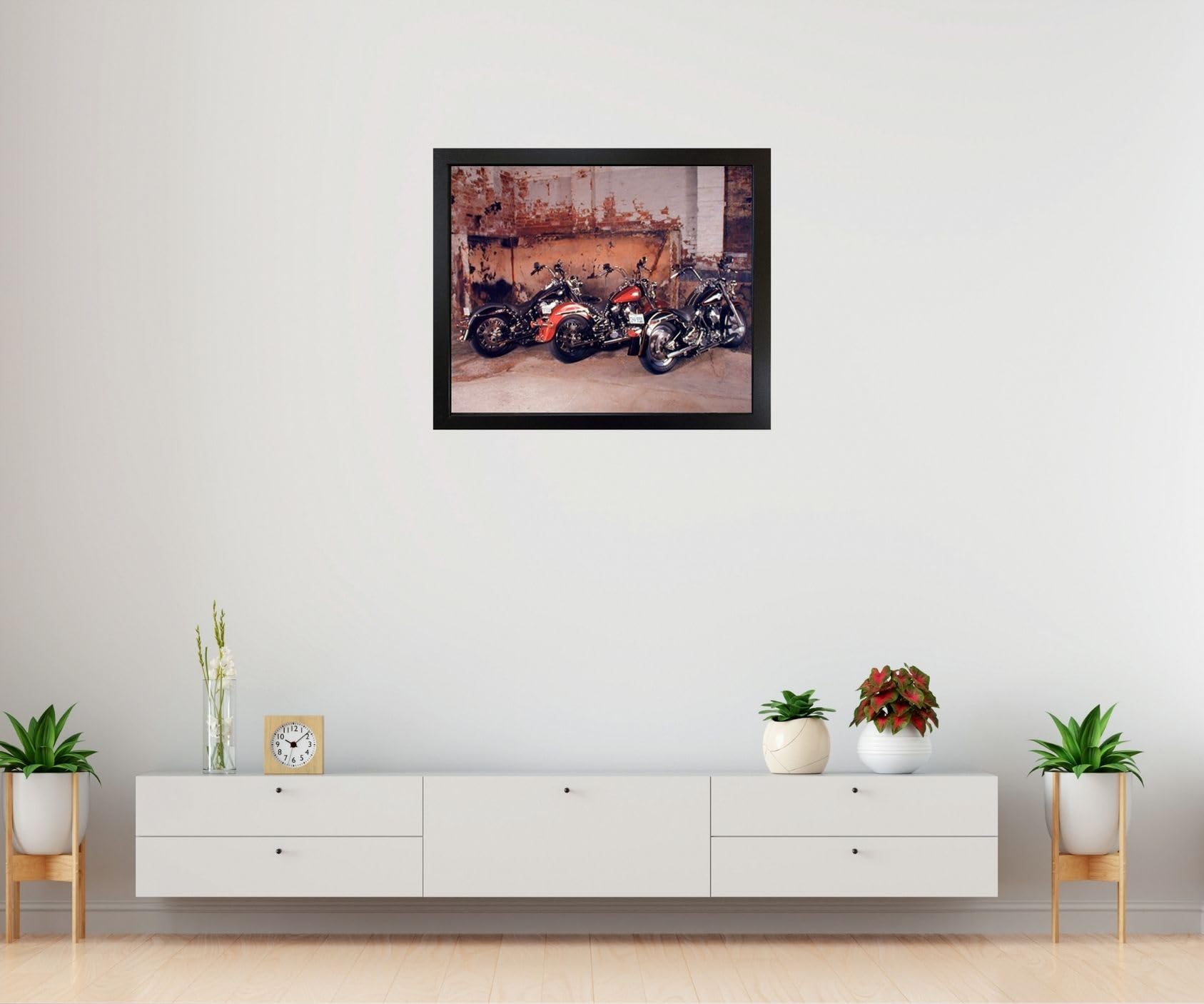 Amazon.com: Impact Posters Gallery Three Old Harley Davidsons