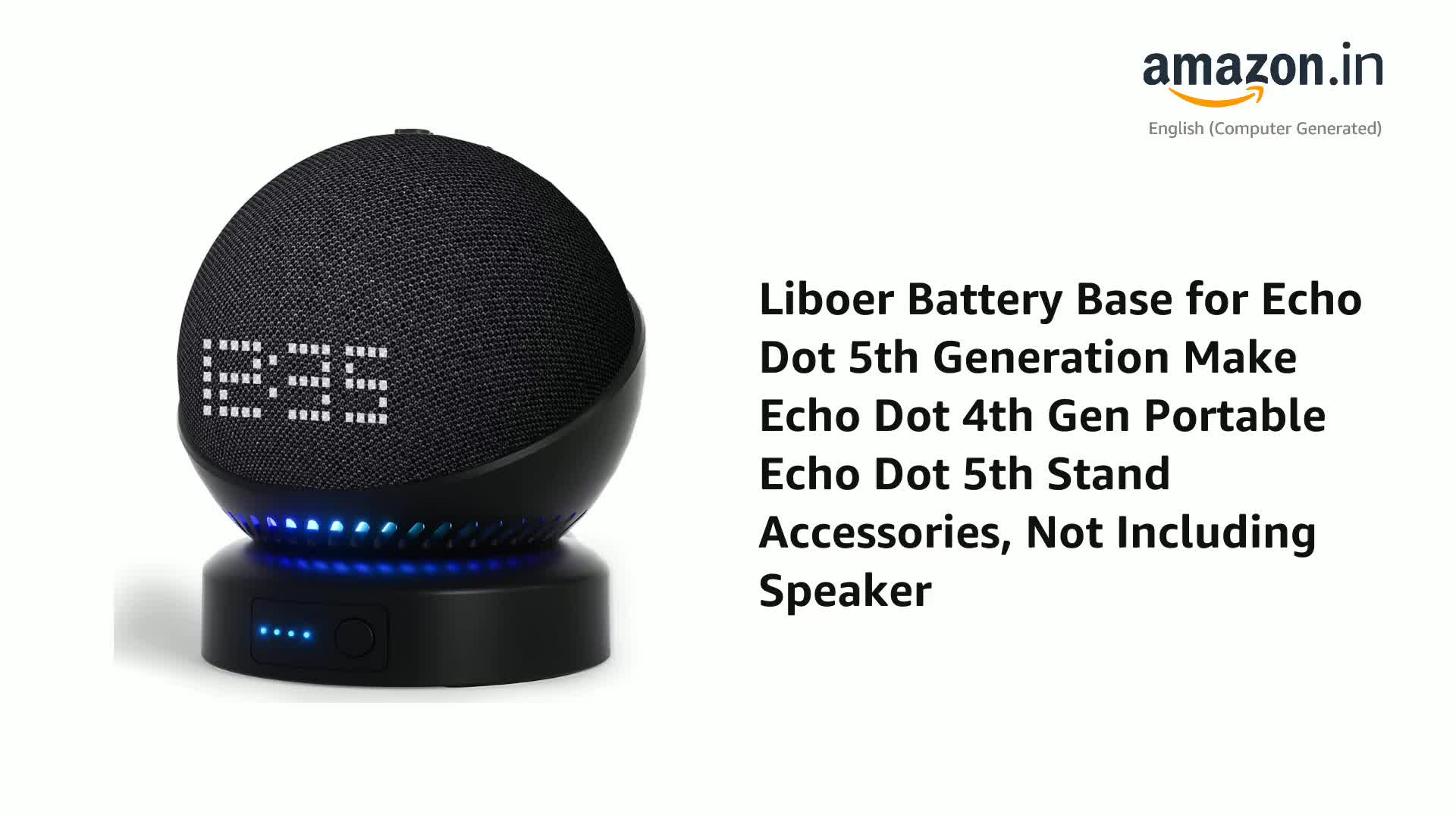 Echo Show 5 Liboer Battery Base For Echo Dot 5th Generation Make Echo echo-show-5-liboer-battery-base-for-echo-dot-5th-generation-make-echo
