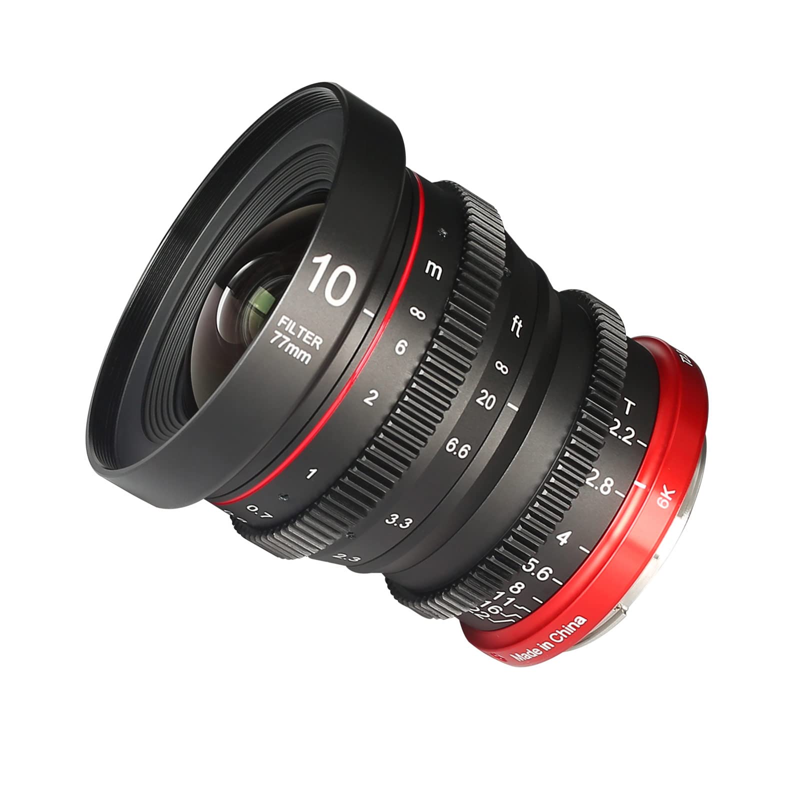 MEIKE 10mm T2.2 Canon RF用レンズ Amazon | Meike 10mm T2.2 マニュアルフォーカス ミニシネマレンズ