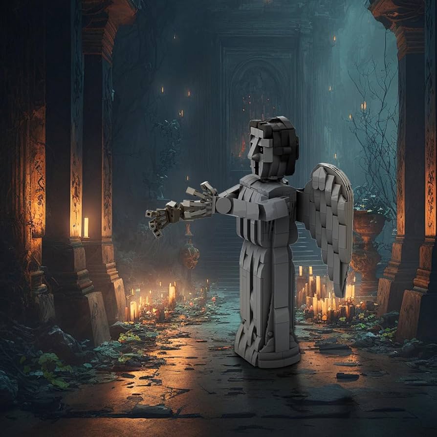 Weeping Angel Building Blocks, Halloween Weeping Angel