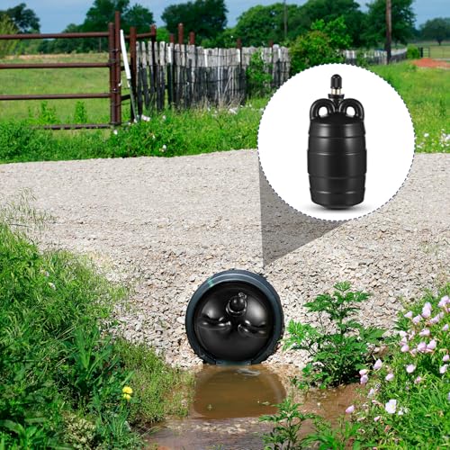 Image of Glooglitter 2 Inch Inflatable Pipe Plug Sewer Test Plug Rubber Plumbing Test Balloon Ball for Sewage Pipeline Inspection (with 39.37 Plastic Extension Hose)