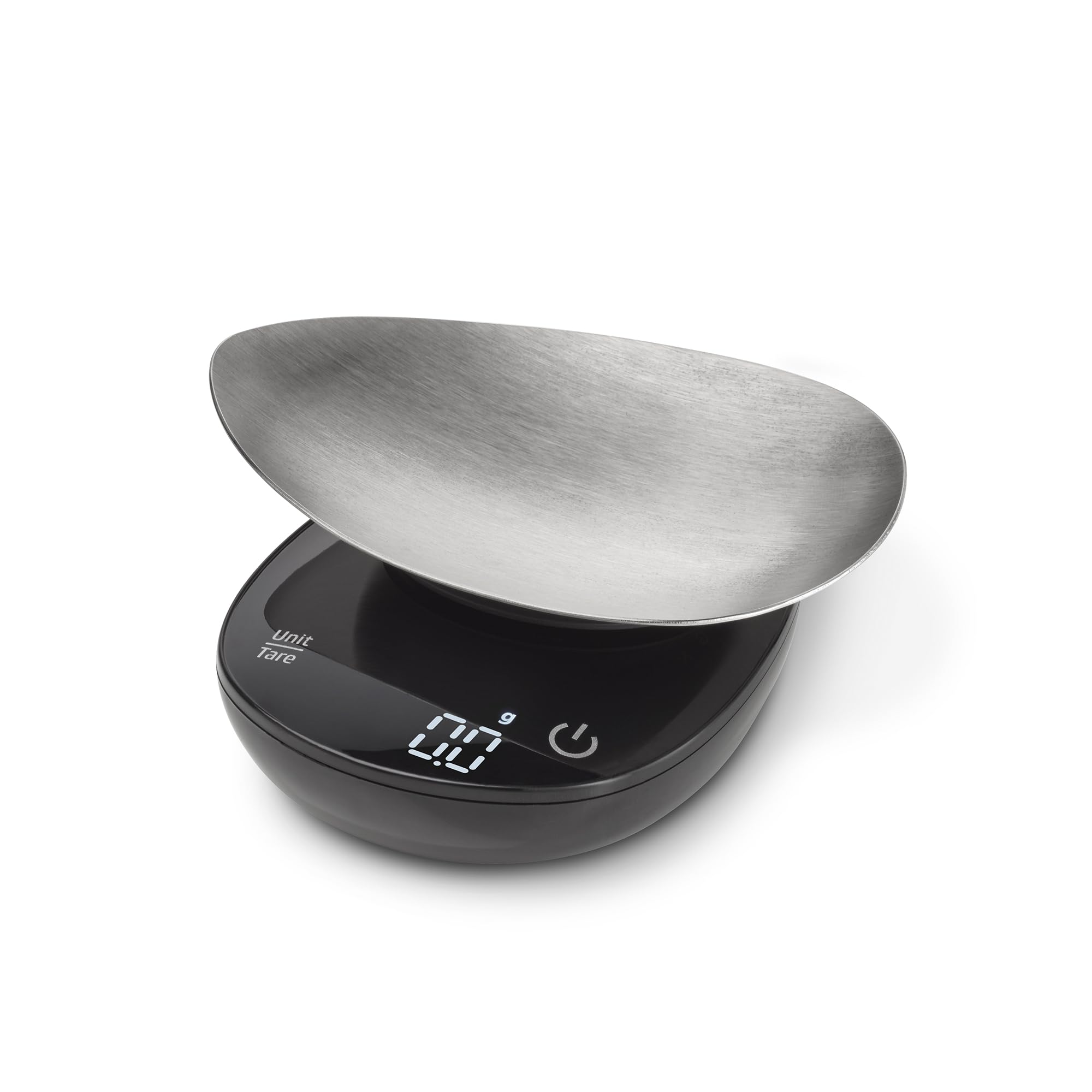 CASO Design FinoCompact Weighing Scales, Precise Measurement up to 500g in 0.1g Increments, Tare Function, Touch Control with LED Display