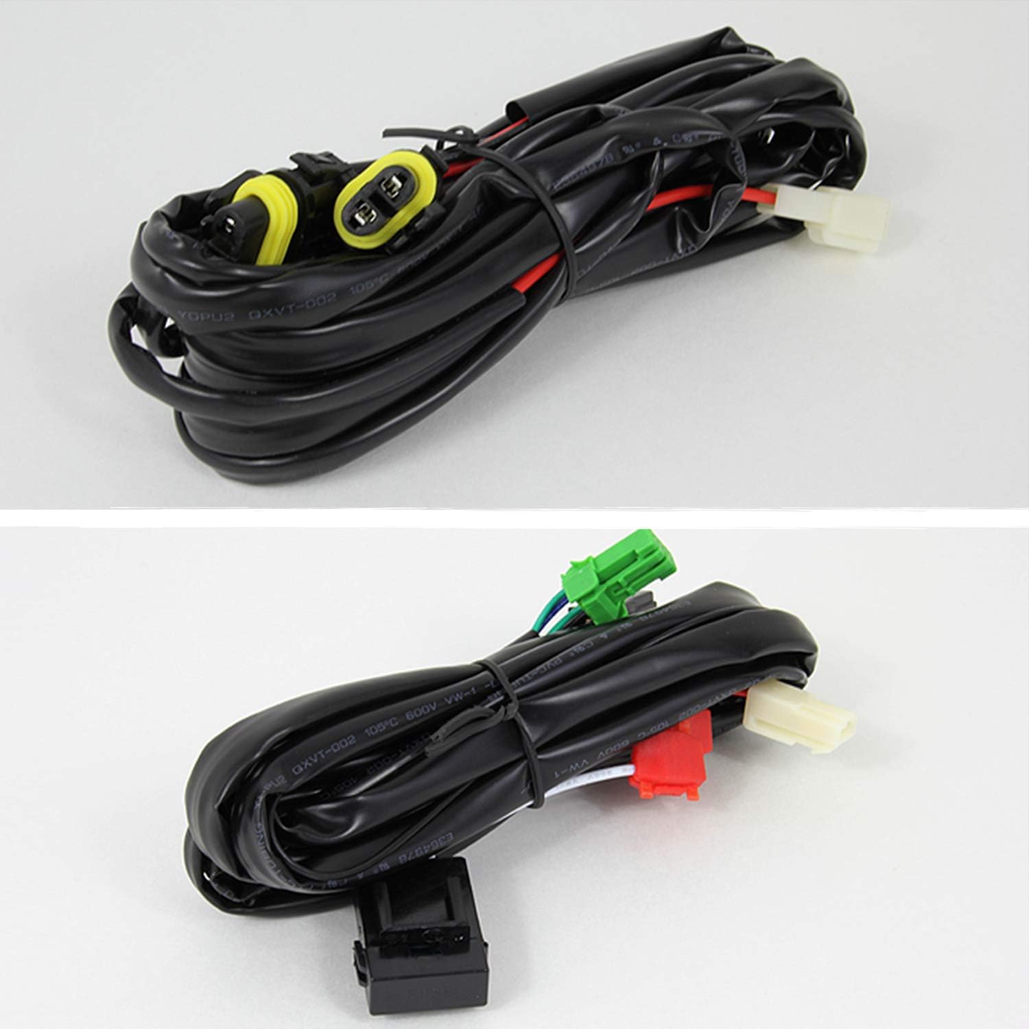 AKKON - For 2005-2006 Acura RSX Integra DC5 JDM Yellow Bumper Driving Fog Lights Lamp w/Switch Bulbs & Wiring