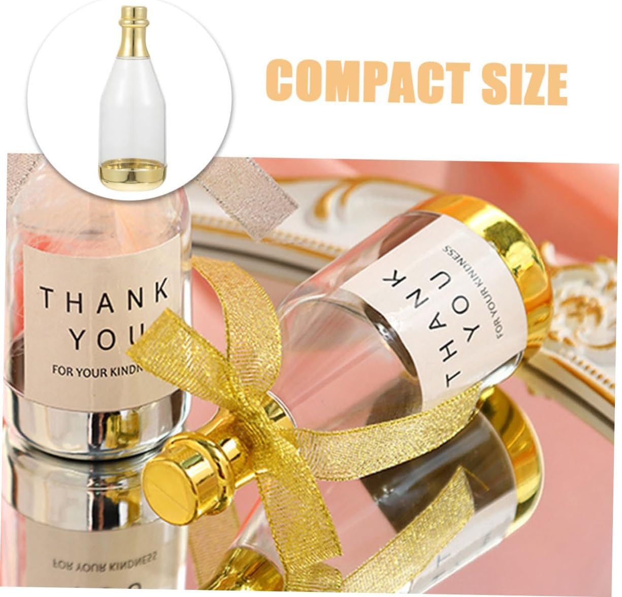 20pcs Pp Material Candy Containers Decorative Wine Bottle Party Favor Boxes