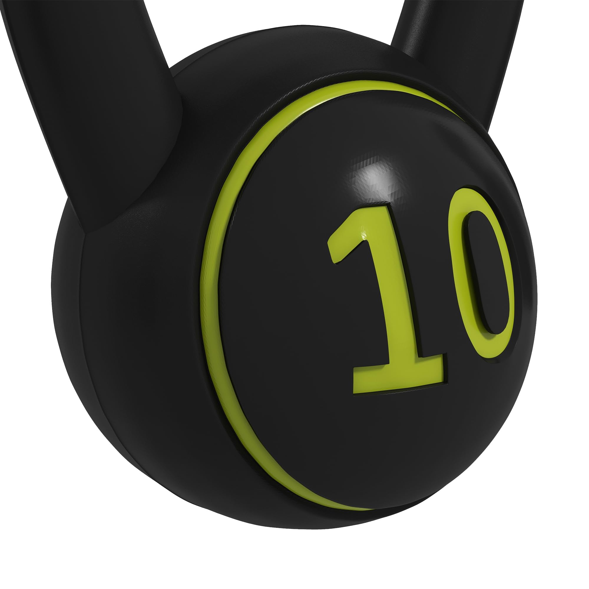 SPORTNOW Lot de 3 Kettlebells, 2,2, 4,5 et 6,8 kg, sports fitness training, grip antidérapant, avec plateau de rangement, noir