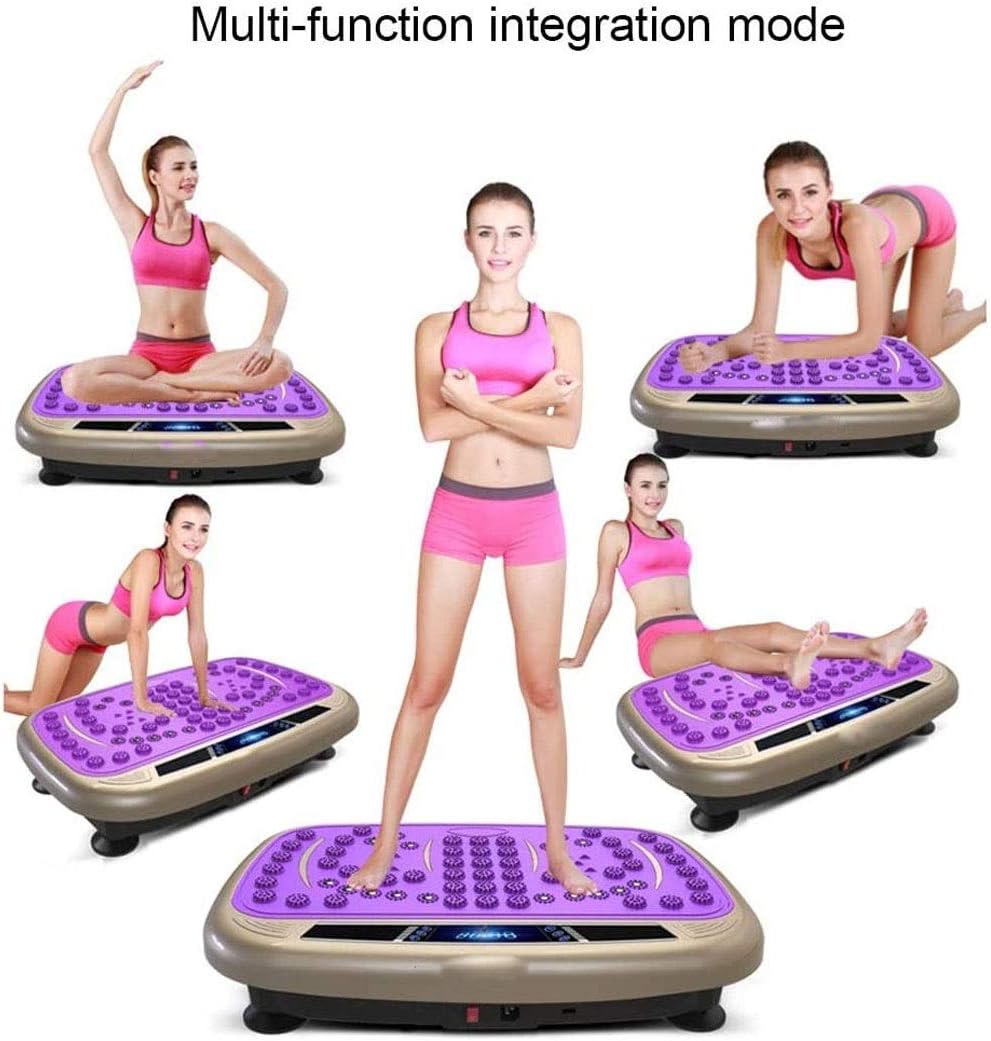 Vibration Platform Exercise Machines,Whole Body Workout Fitness Machine,Max Load 300lbs,for Home Office Exercise Fitness