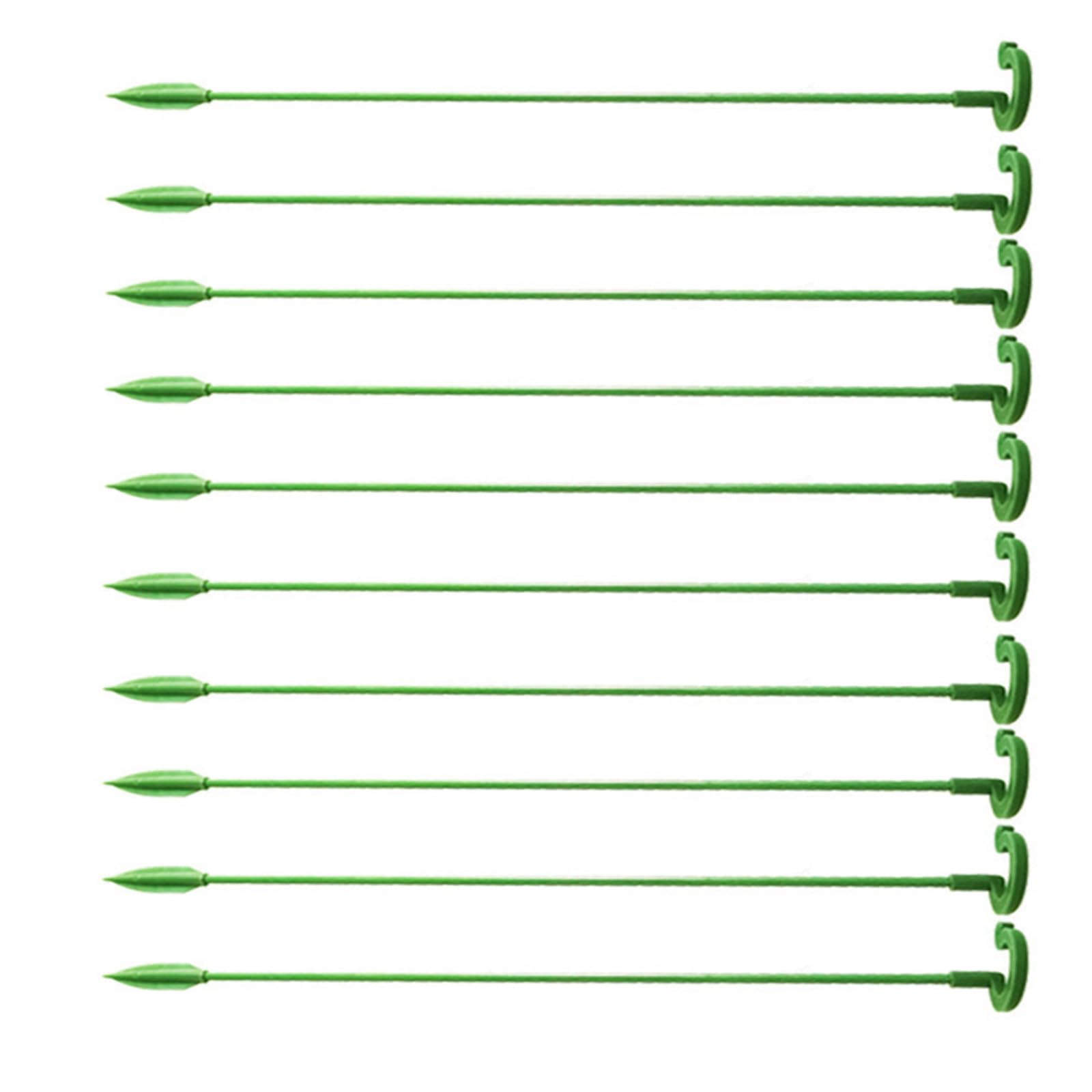 Xjdzineq 10Pcs Plant Stakes Vertical Growth Holder for Indoor and Outdoor Plant Tomatoes Beans Flowers Flower Stakes