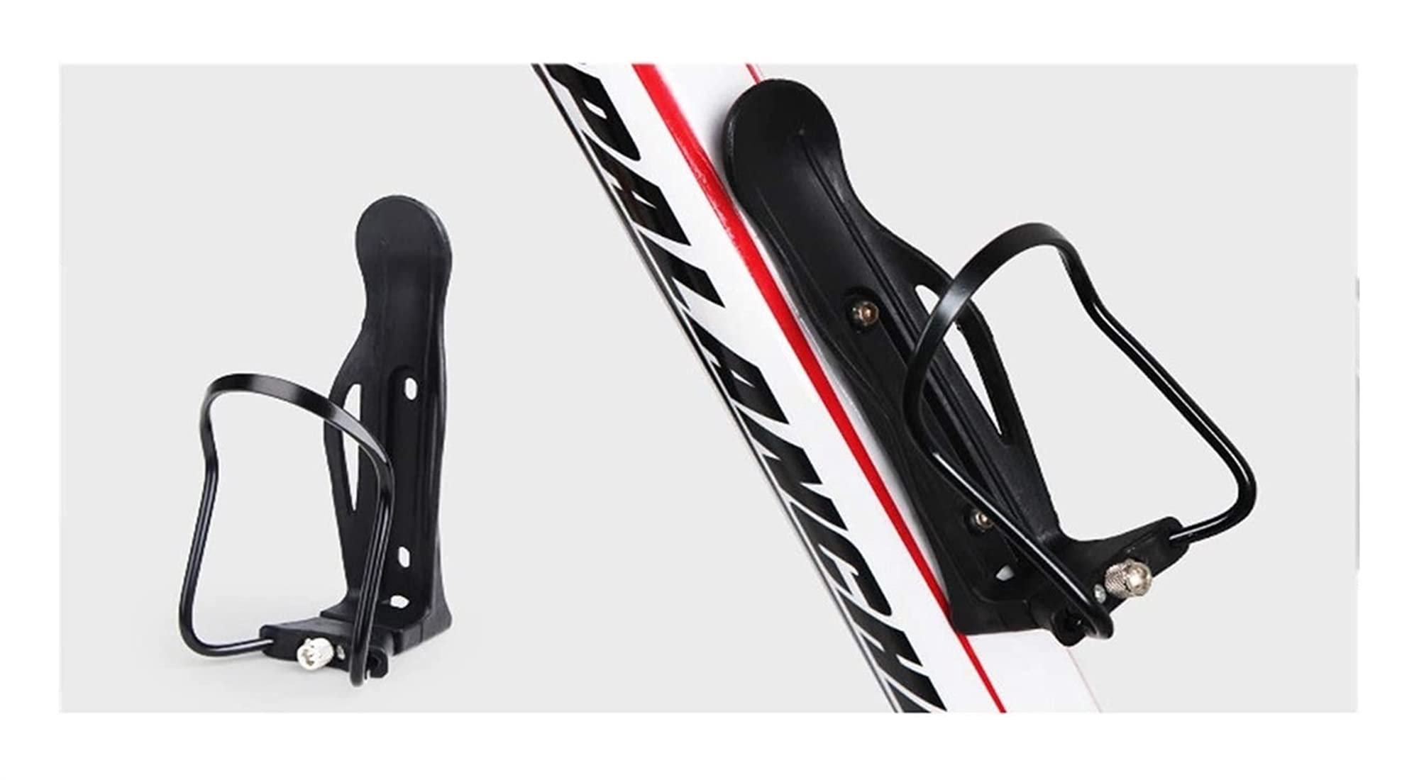 Lot De 3 Cages à Bidon Vélo Ultra Légères – Noir, Bleu, Blanc (Plastique, 28 Oz, E-ONSALE)