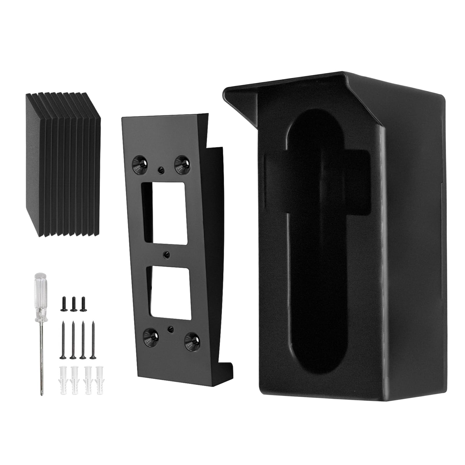 Kaeltsyn Multicolor Smart Home Doorbell Rain Cover Weather-Blocking Protecting For Most Doorbells Weatherproofed Rain Rings