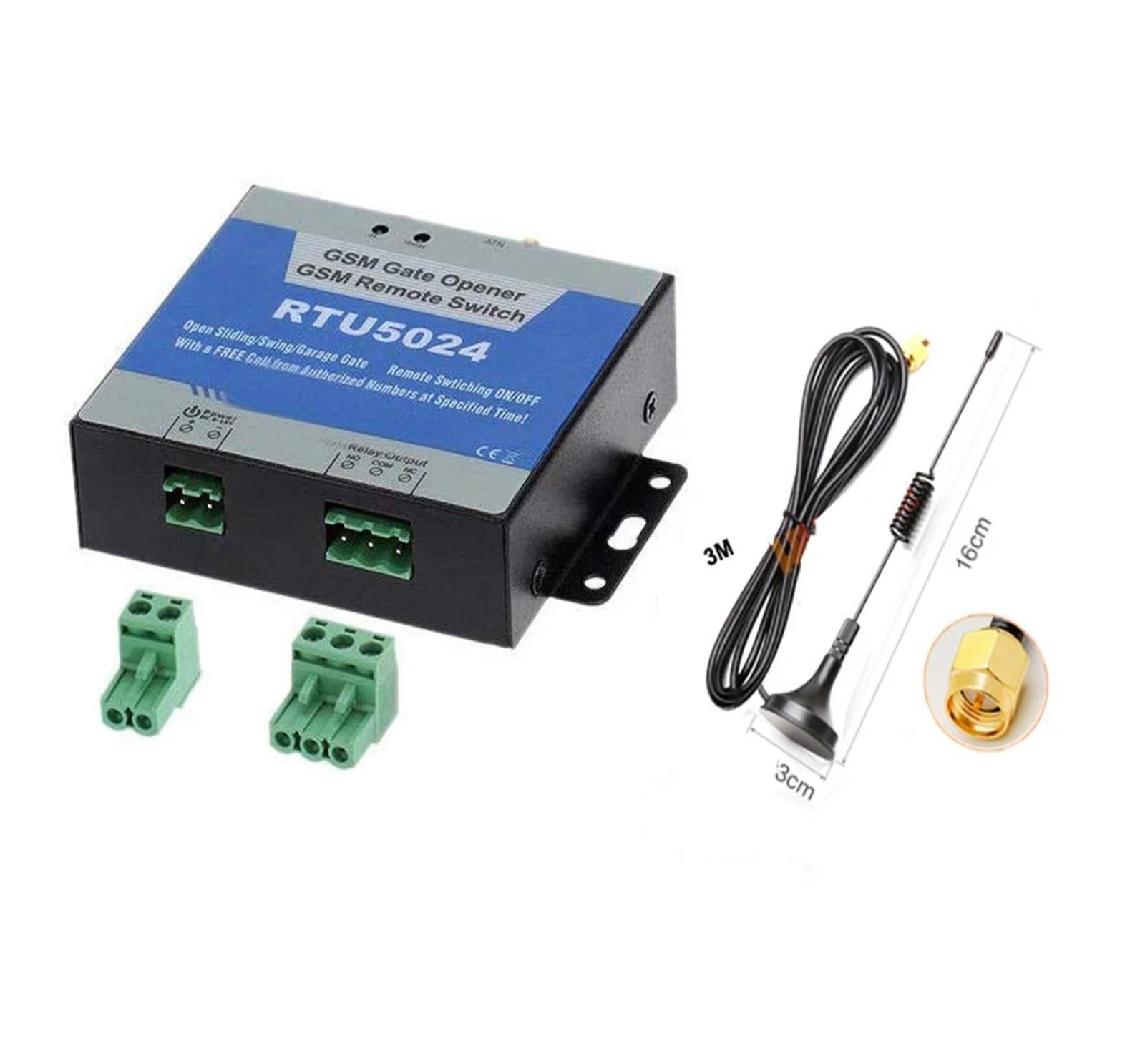 200 usuarios GSM Swing garaje puerta corredera abridor de hogar Gsm Control acceso remoto buen Entrada a casa y jardín.(With adapter)