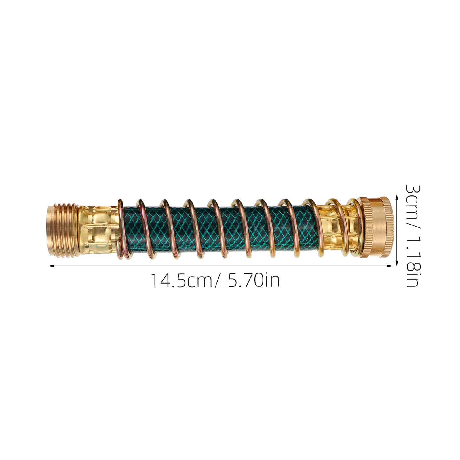 BESTonZON Adaptador de Grifo para Manguera de Conectores Duradero Distribuidor de Agua de Vías para Jardín y Riego Exterior Protección Antienredos para Mangueras y Fácil de Guardar