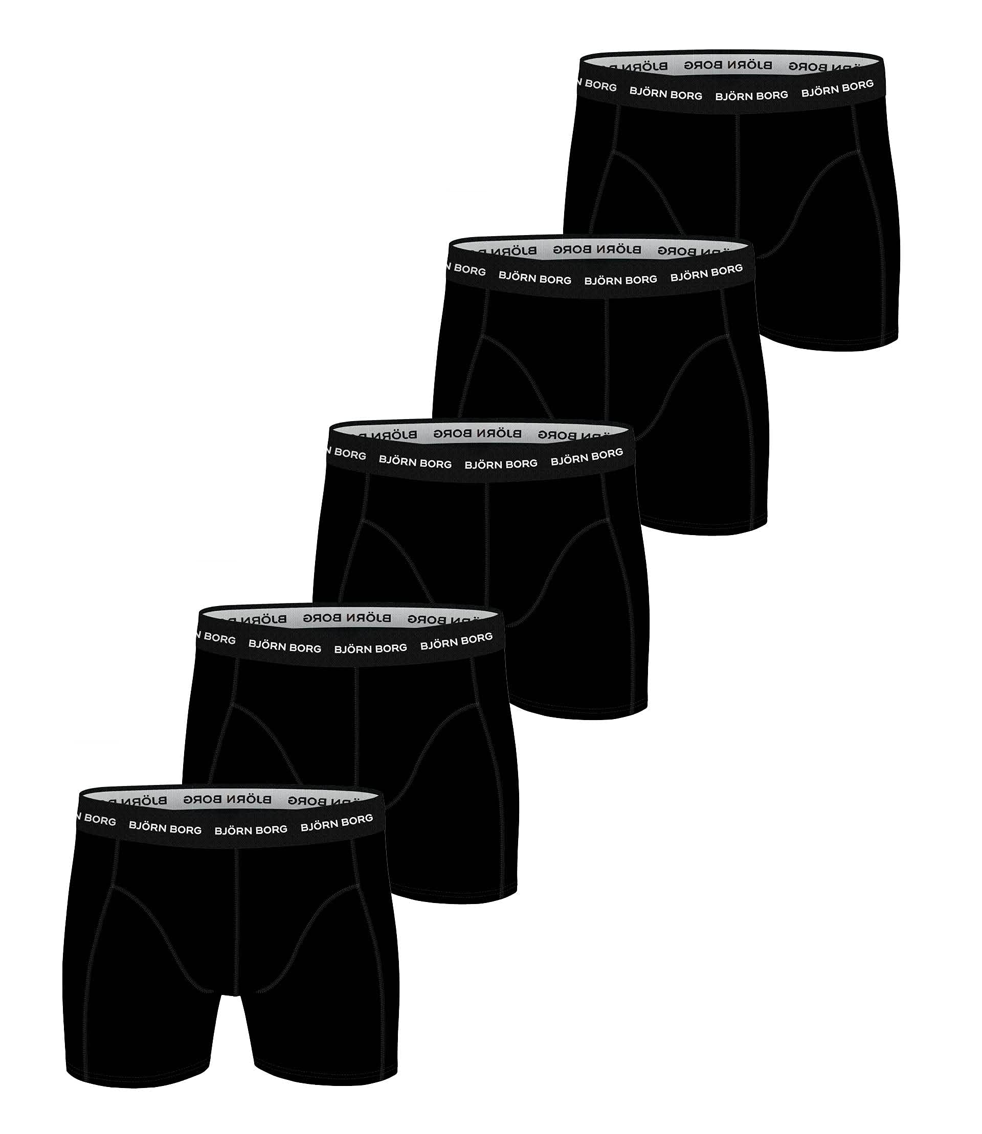 Bjorn Borg Men's 5 Pack Essential Boxer Briefs