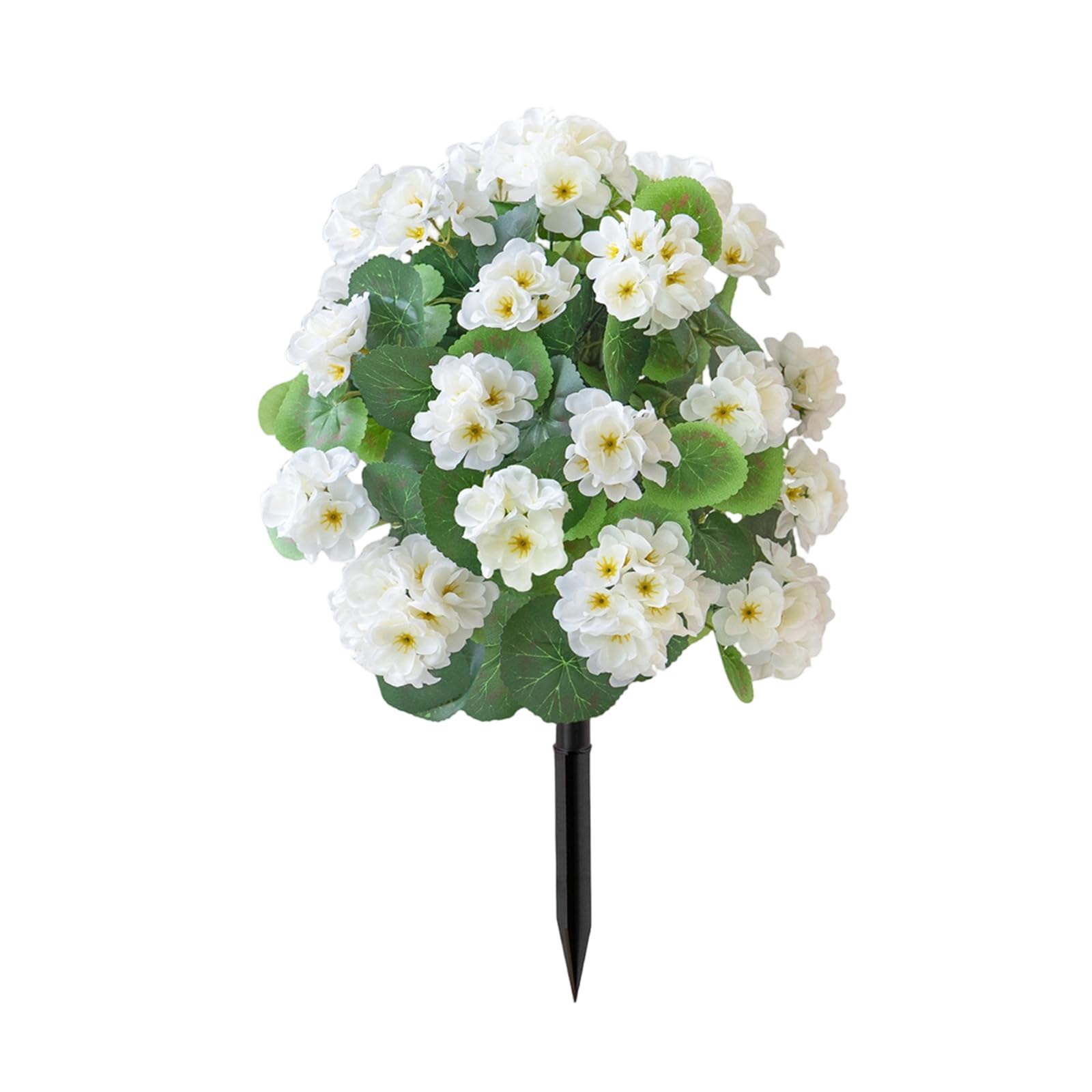 QWYFGM Artificial Garden Flowers,Plant Stakes Outdoor,for,Stakes Decorative,Outdoors Flowers,Topiary Balls,Realistic Crabapple Flower Stake Outdoor Artificial Plant with Stake for Garden Patio Yard
