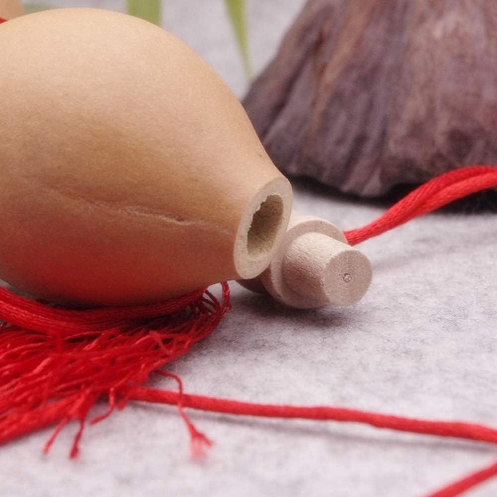 Ciondolo Amuleto Feng Shui Zucca Cinabro Con Simbolo 'Fu' – Portafortuna Per Protezione Ed Energia Positiva