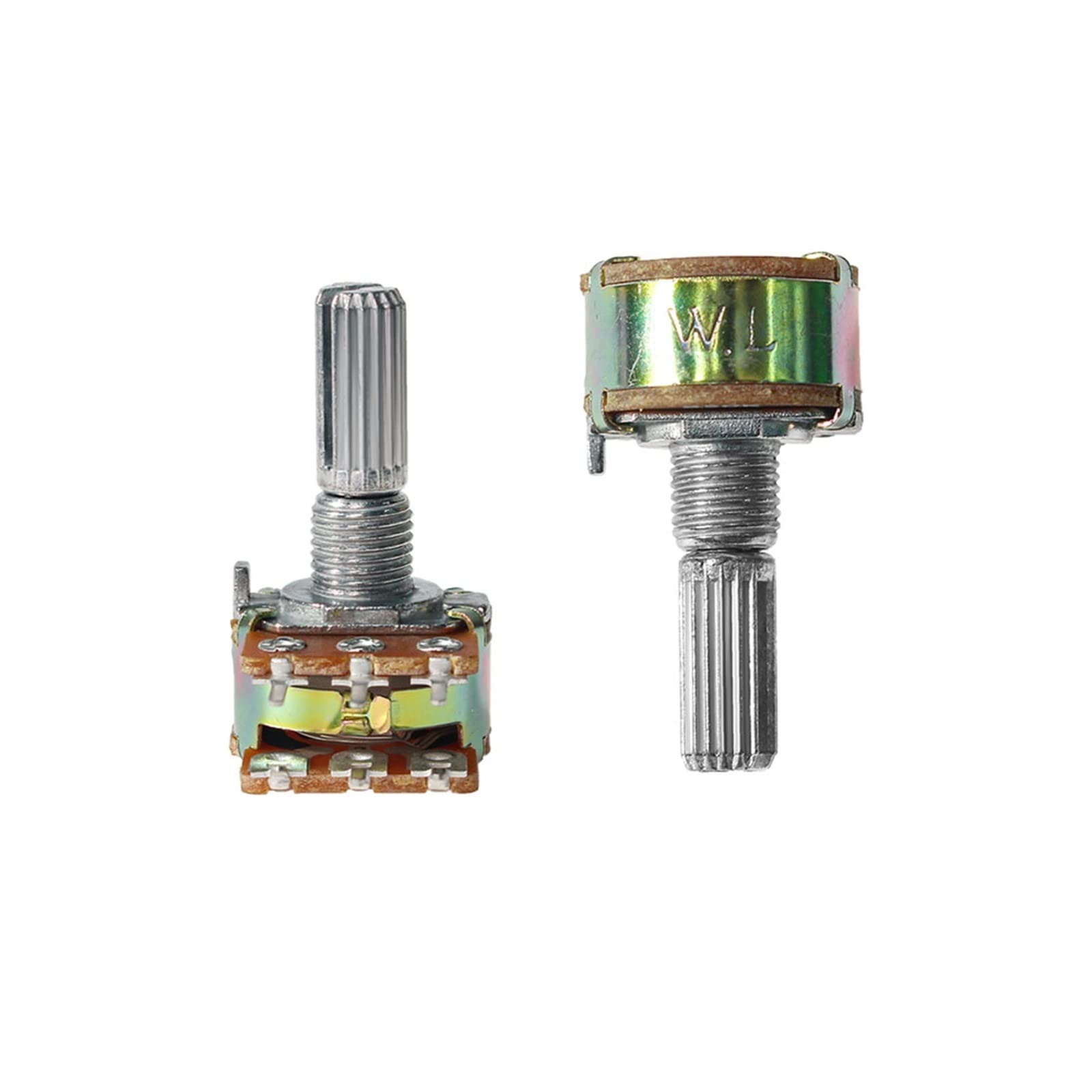 20 Potenziometri Rotativi WH148 - B5K/B10K/B20K/B50K/B100K Ohm Con Pomello E Dado - Foto 7