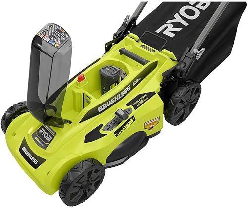 Miniatura 8 de Ryobi Cortacésped inalámbrico de 20 pulgadas 40 voltios con diseño silencioso